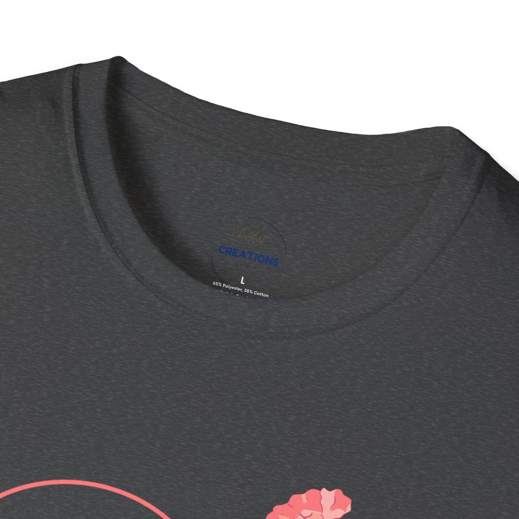 Mother's Day Floral Heart T-Shirt — "Happy Mother's Day"