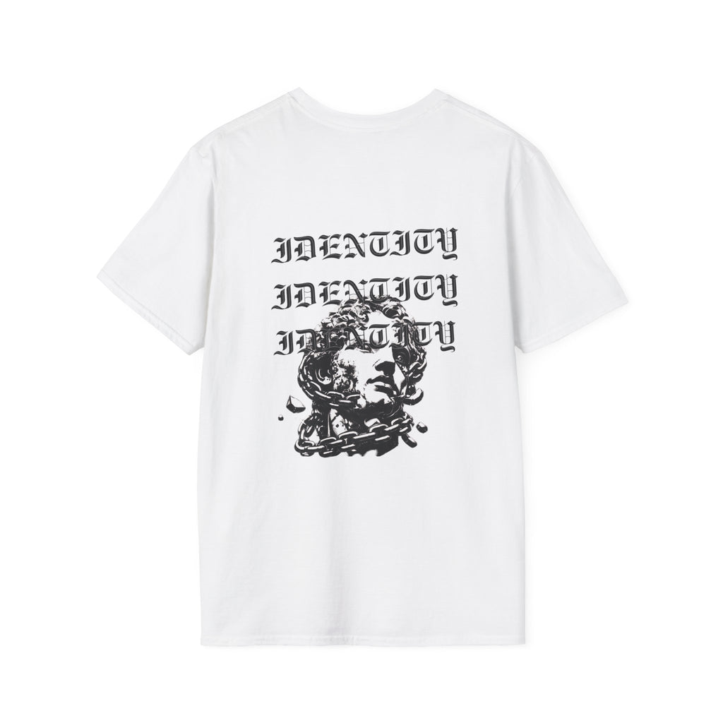 Minimal 'IDENTITY' Embroidered T-Shirt