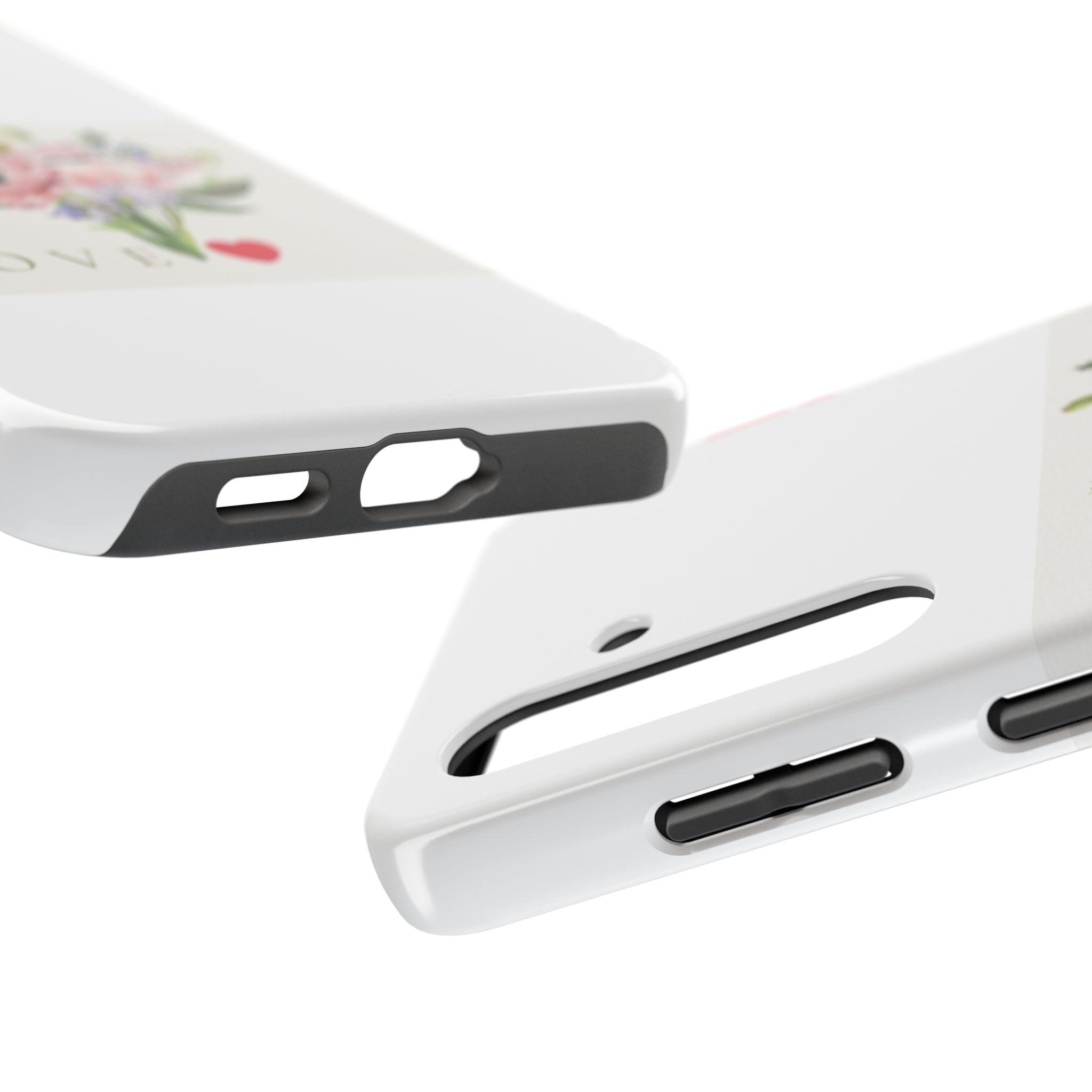 Phone Case — Floral "LOVE" Bouquet Protective Tough Phone Case