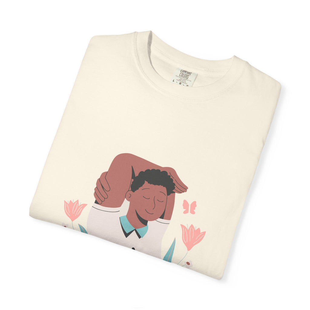 Peace Floral Portrait T-Shirt