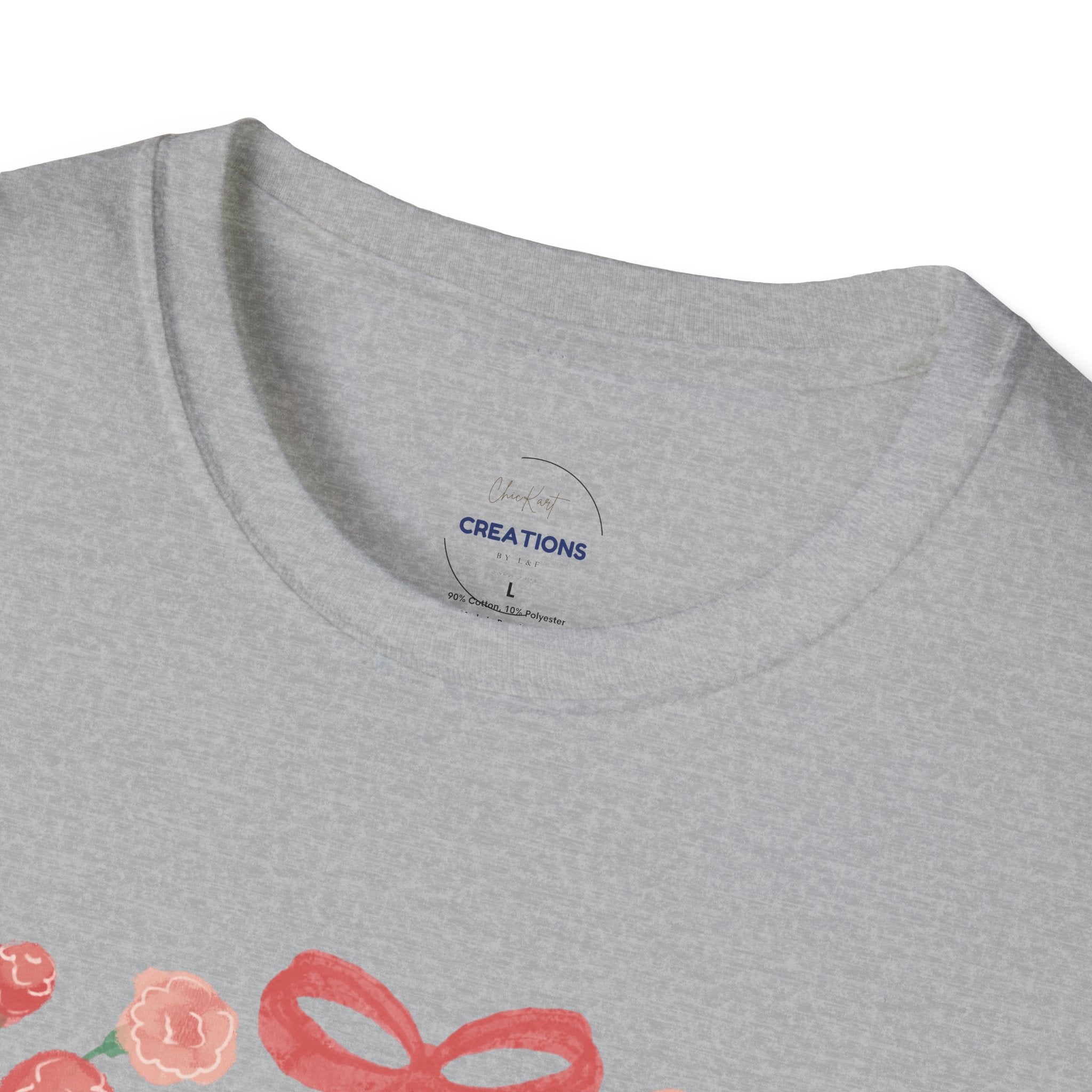 Mother’s Day Floral Tee — “Happy Mother’s Day” Mother and Child