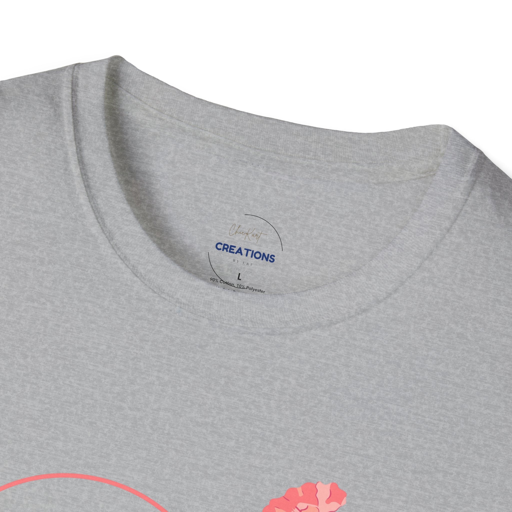 Mother's Day Floral Heart T-Shirt — "Happy Mother's Day"