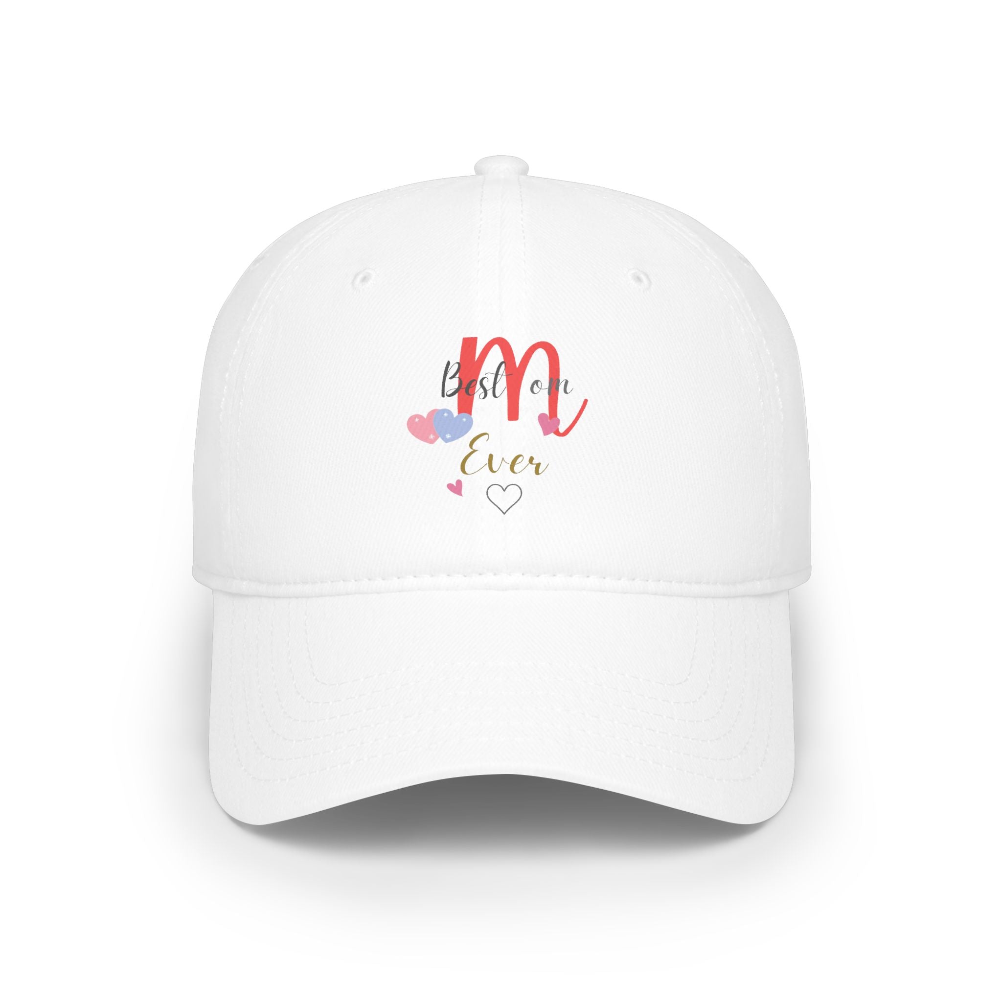 Embroidered 'M Ever' Heart Baseball Cap