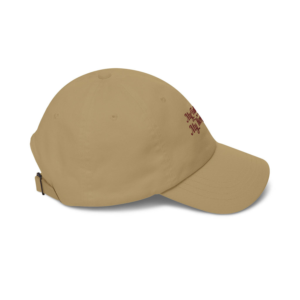 Dad Cap – "My Father's My Hero" Embroidered Baseball Hat