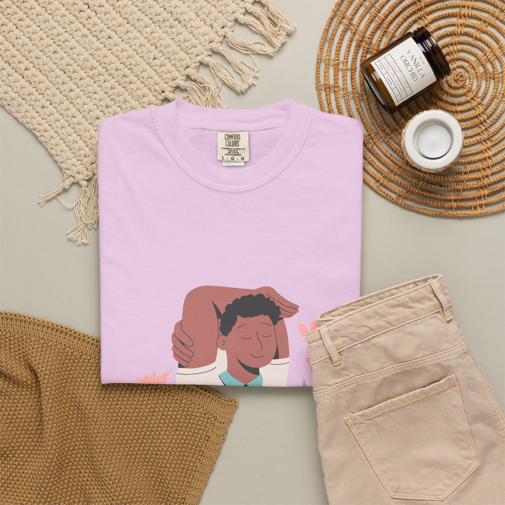 Peace Floral Portrait T-Shirt