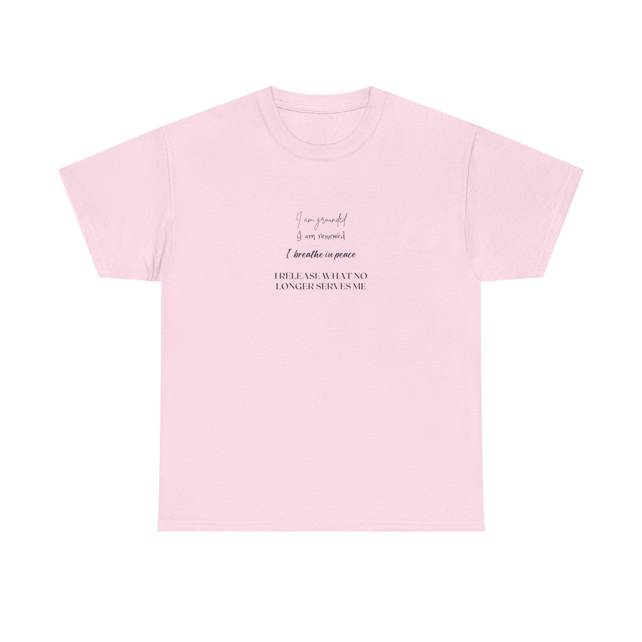 T-Shirt with Minimalist Poem