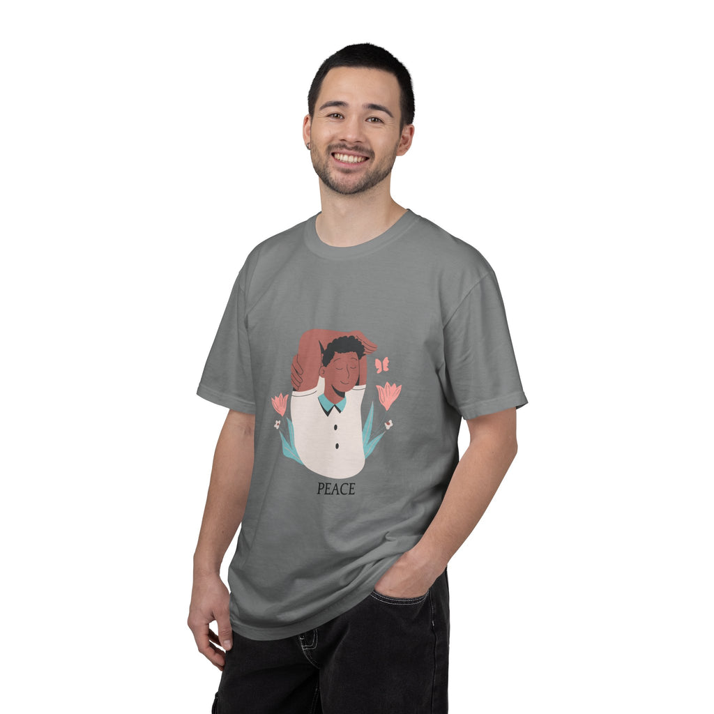 Peace Floral Portrait T-Shirt