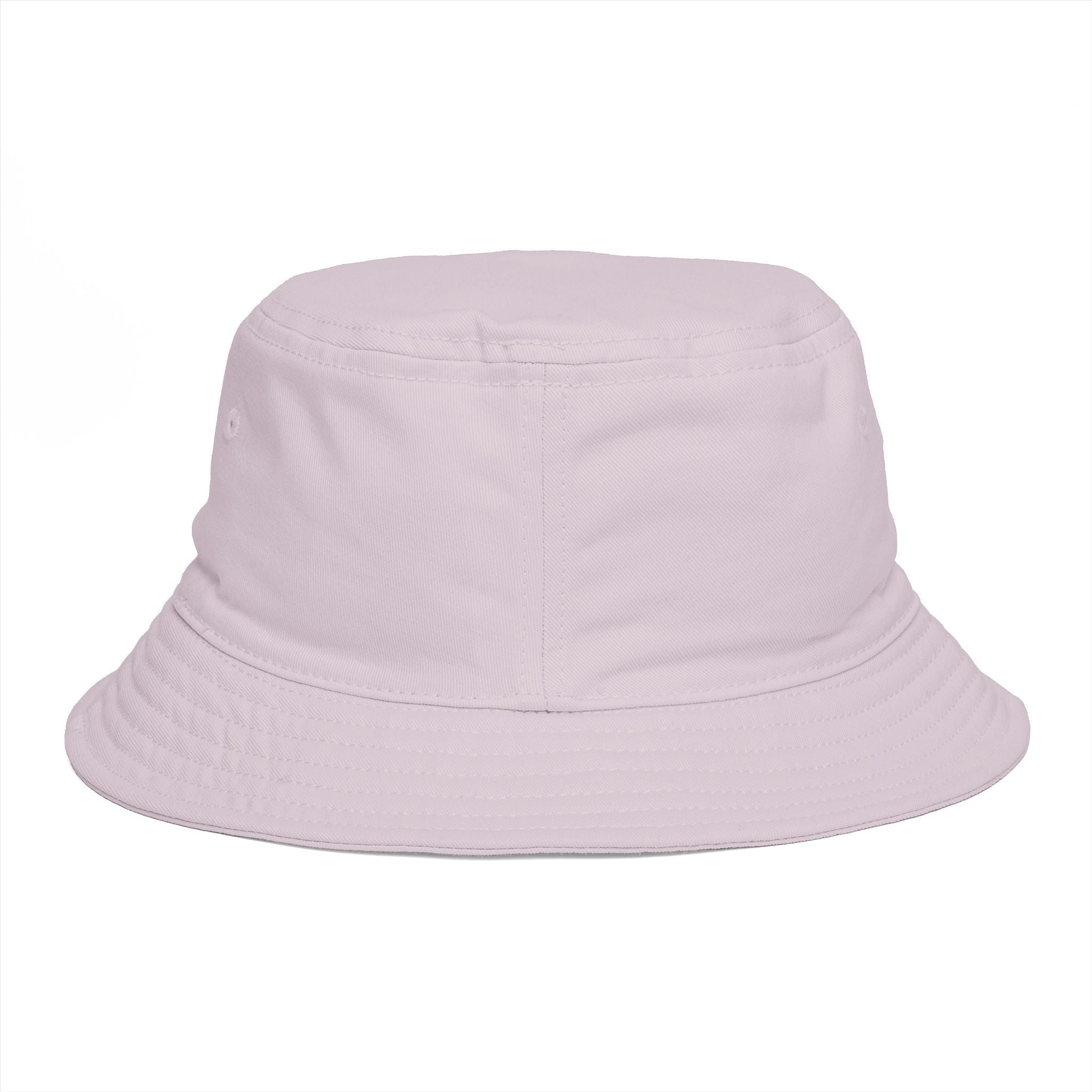 Bucket Hat — Retro Peace Sign with Flower Patch, Vintage 70s Boho Summer Sun Hat