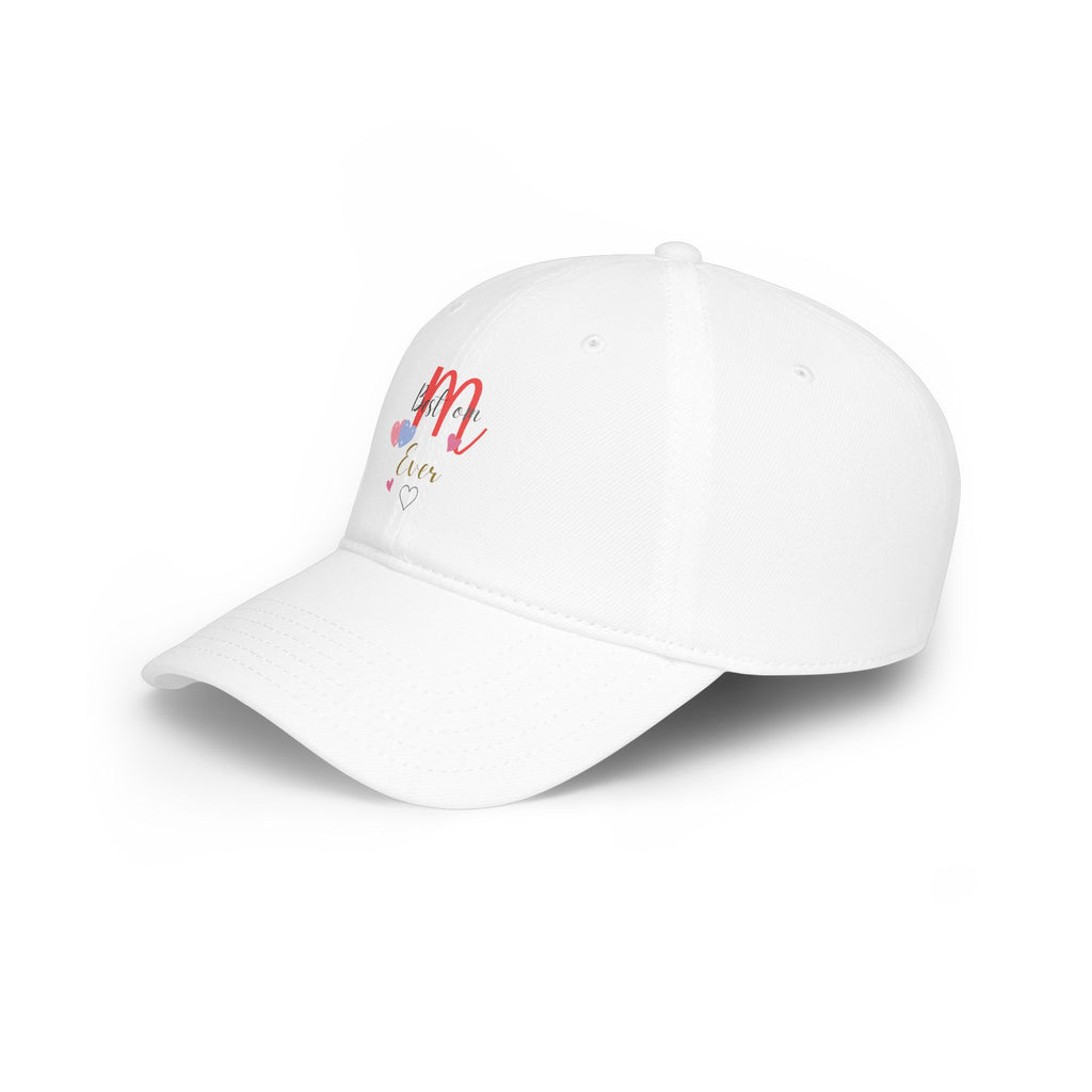Embroidered 'M Ever' Heart Baseball Cap
