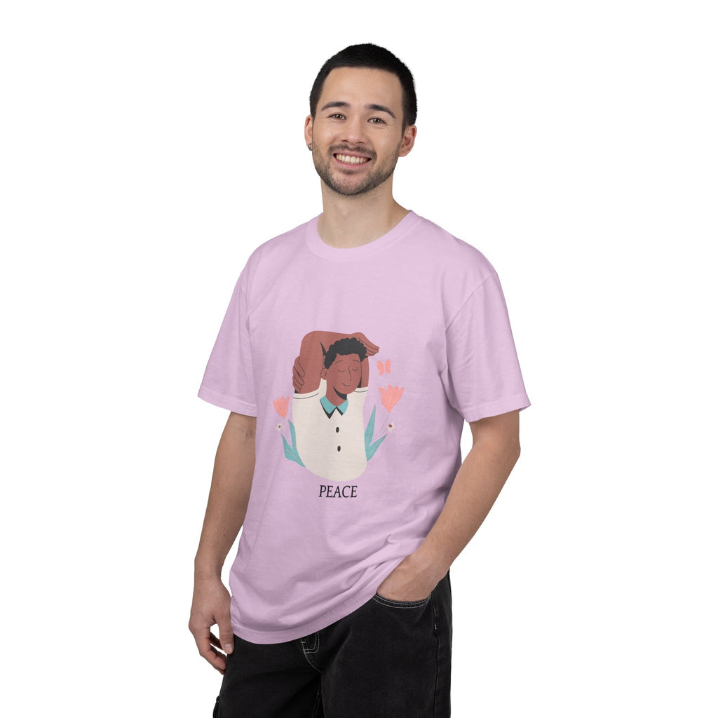 Peace Floral Portrait T-Shirt
