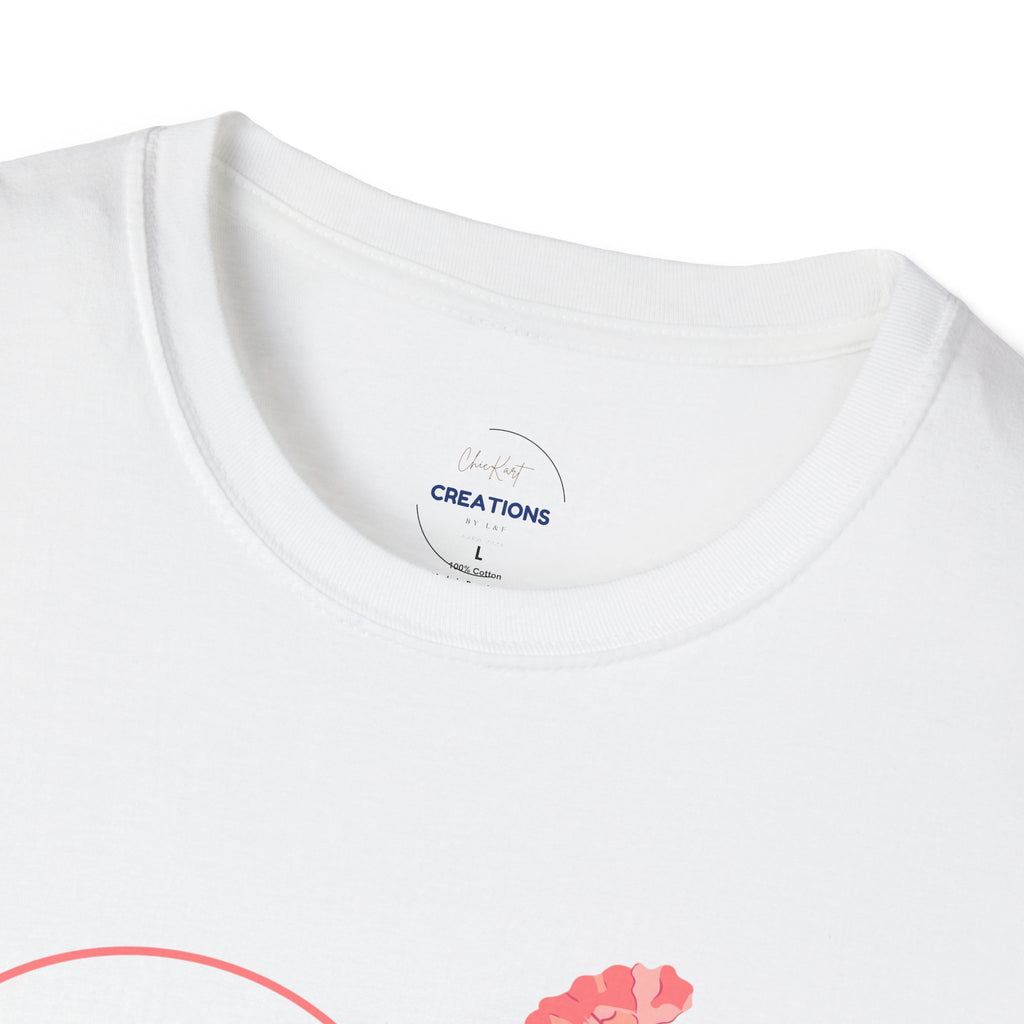 Mother's Day Floral Heart T-Shirt — "Happy Mother's Day"