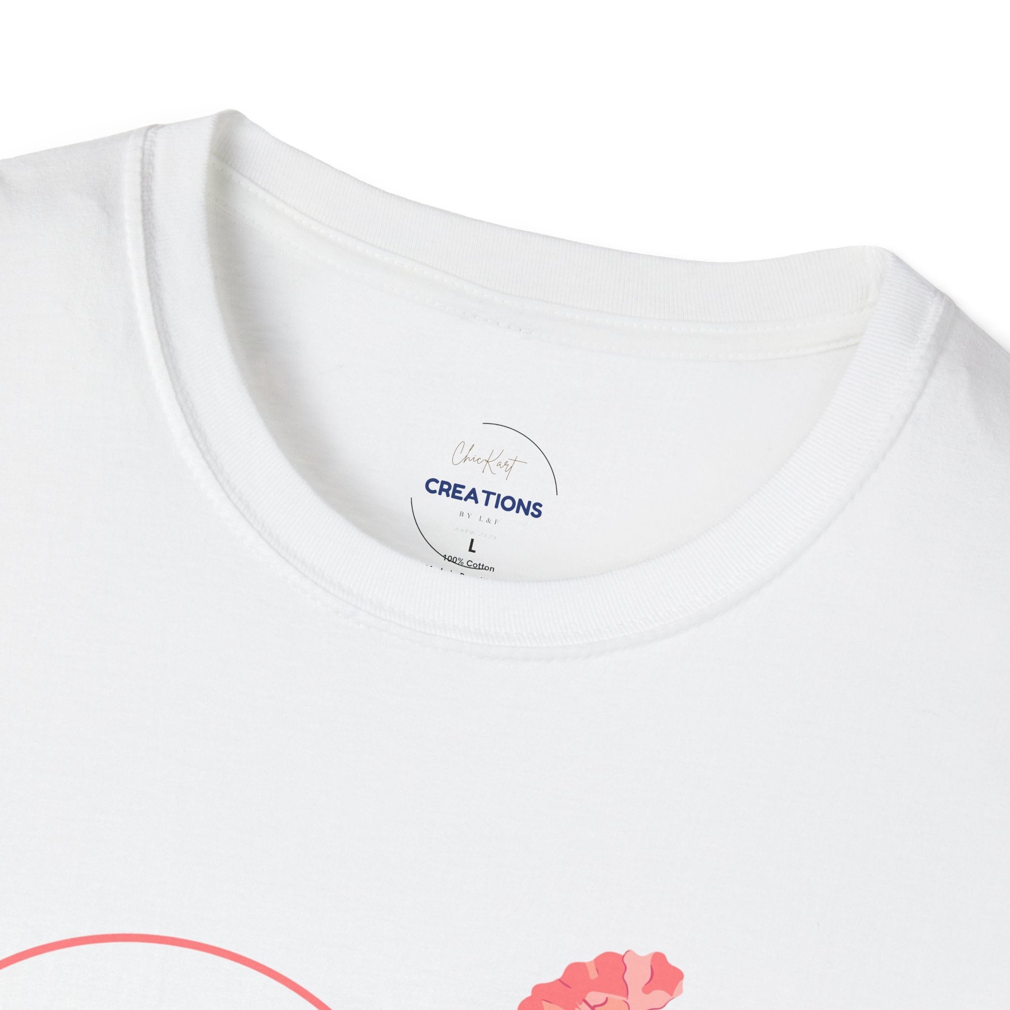 Mother's Day Floral Heart T-Shirt — "Happy Mother's Day"