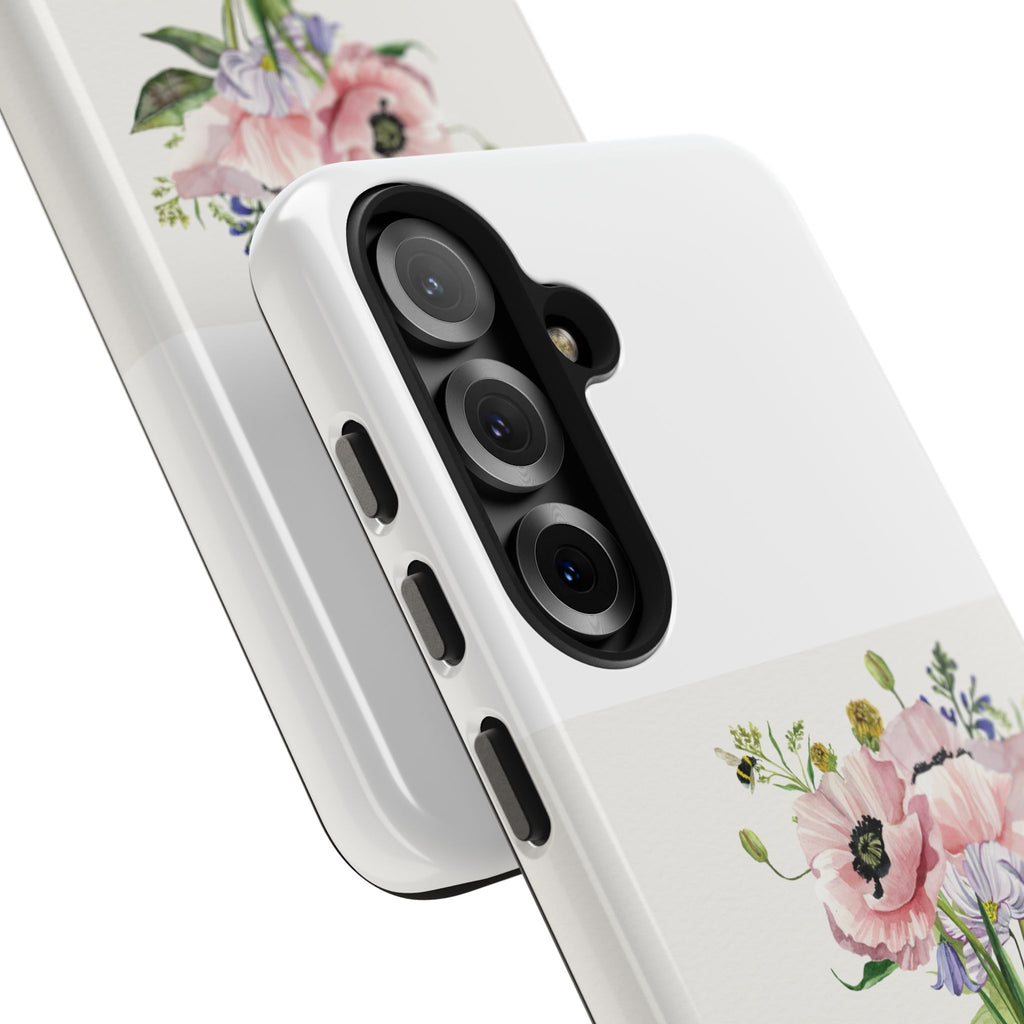 Phone Case — Floral "LOVE" Bouquet Protective Tough Phone Case