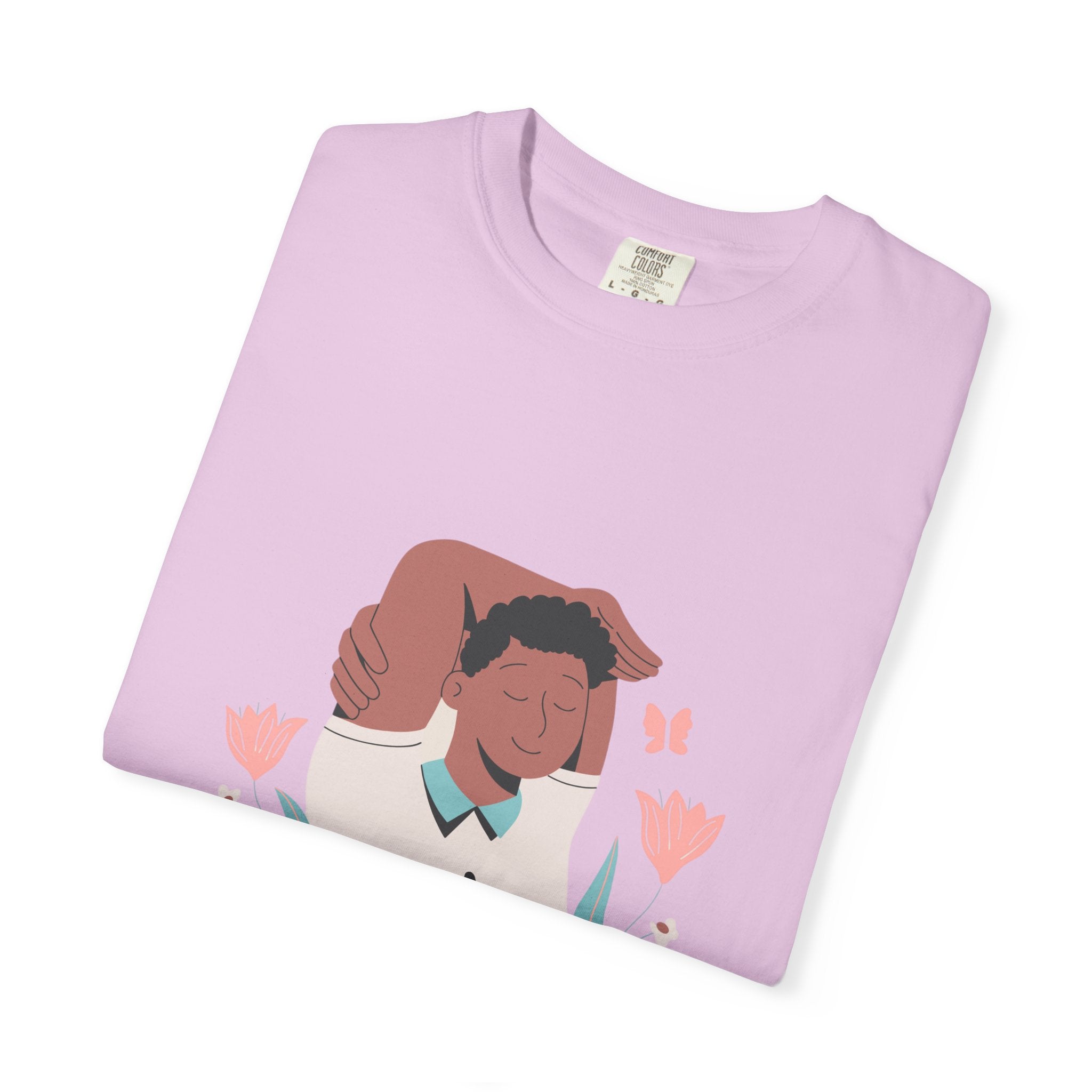 Peace Floral Portrait T-Shirt
