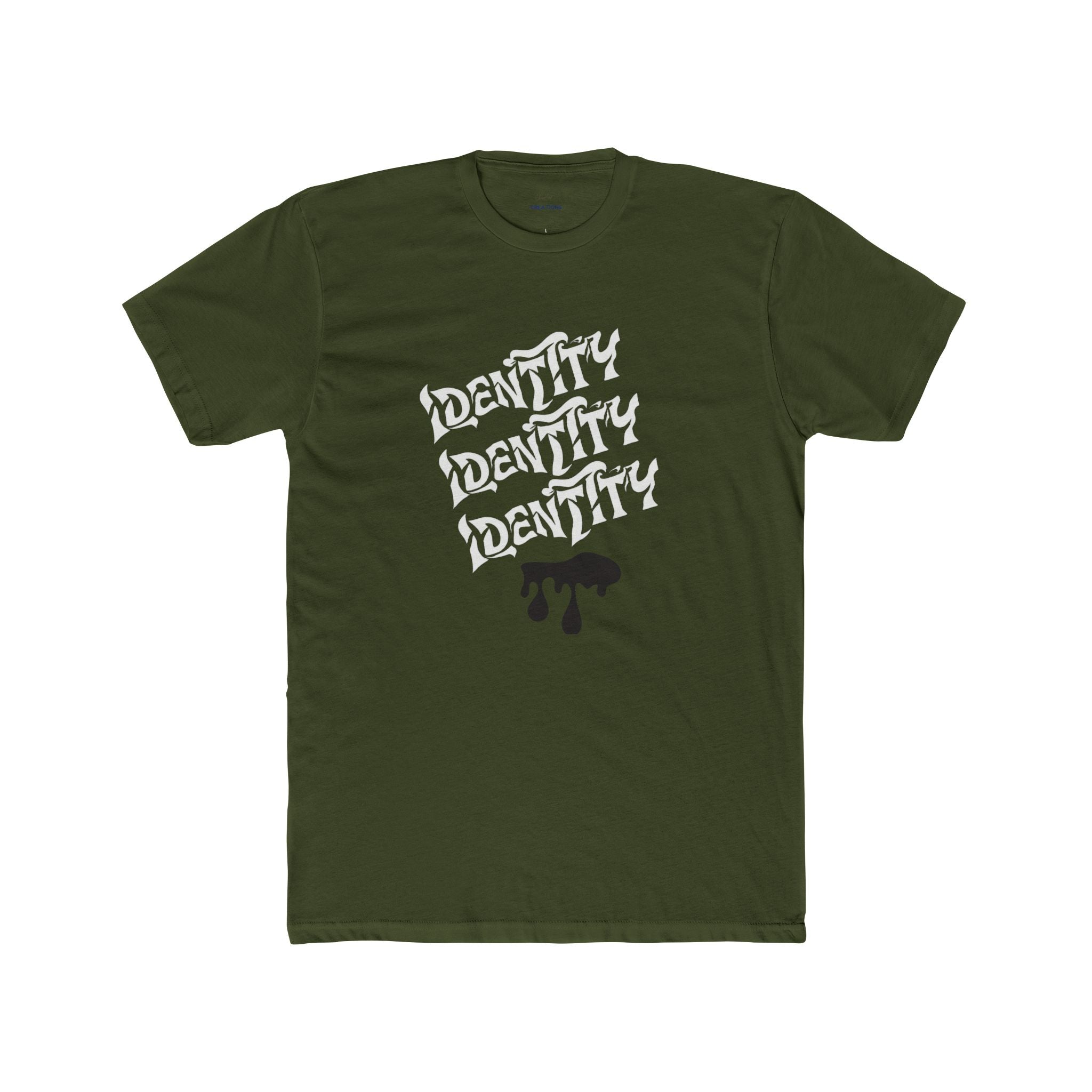 Identity Repeat Graphic Tee — Bold Streetwear T-Shirt