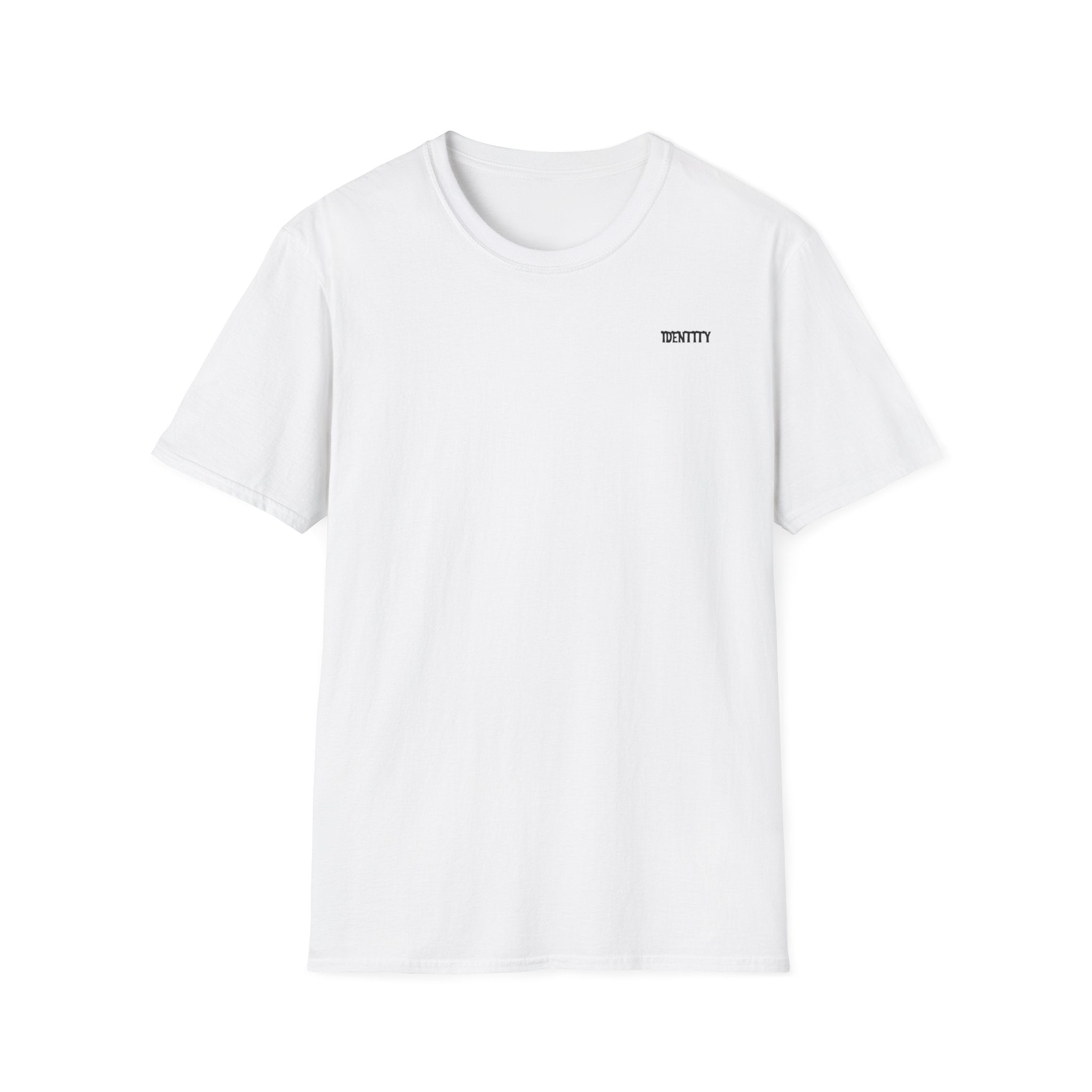 Minimal 'IDENTITY' Embroidered T-Shirt