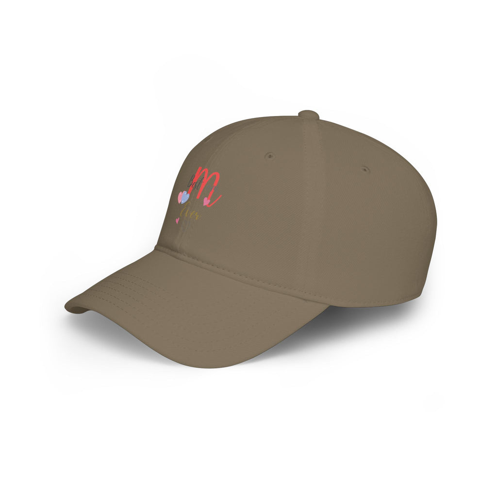 Embroidered 'M Ever' Heart Baseball Cap