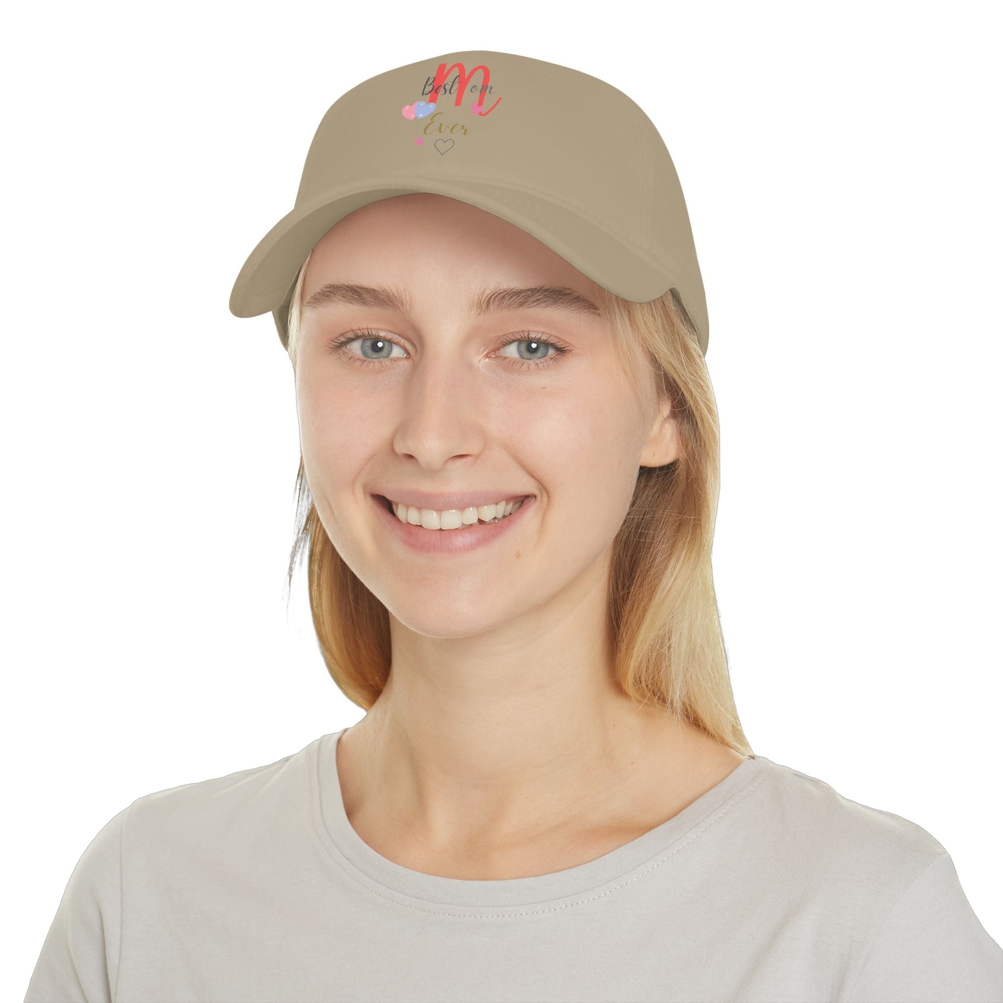 Embroidered 'M Ever' Heart Baseball Cap