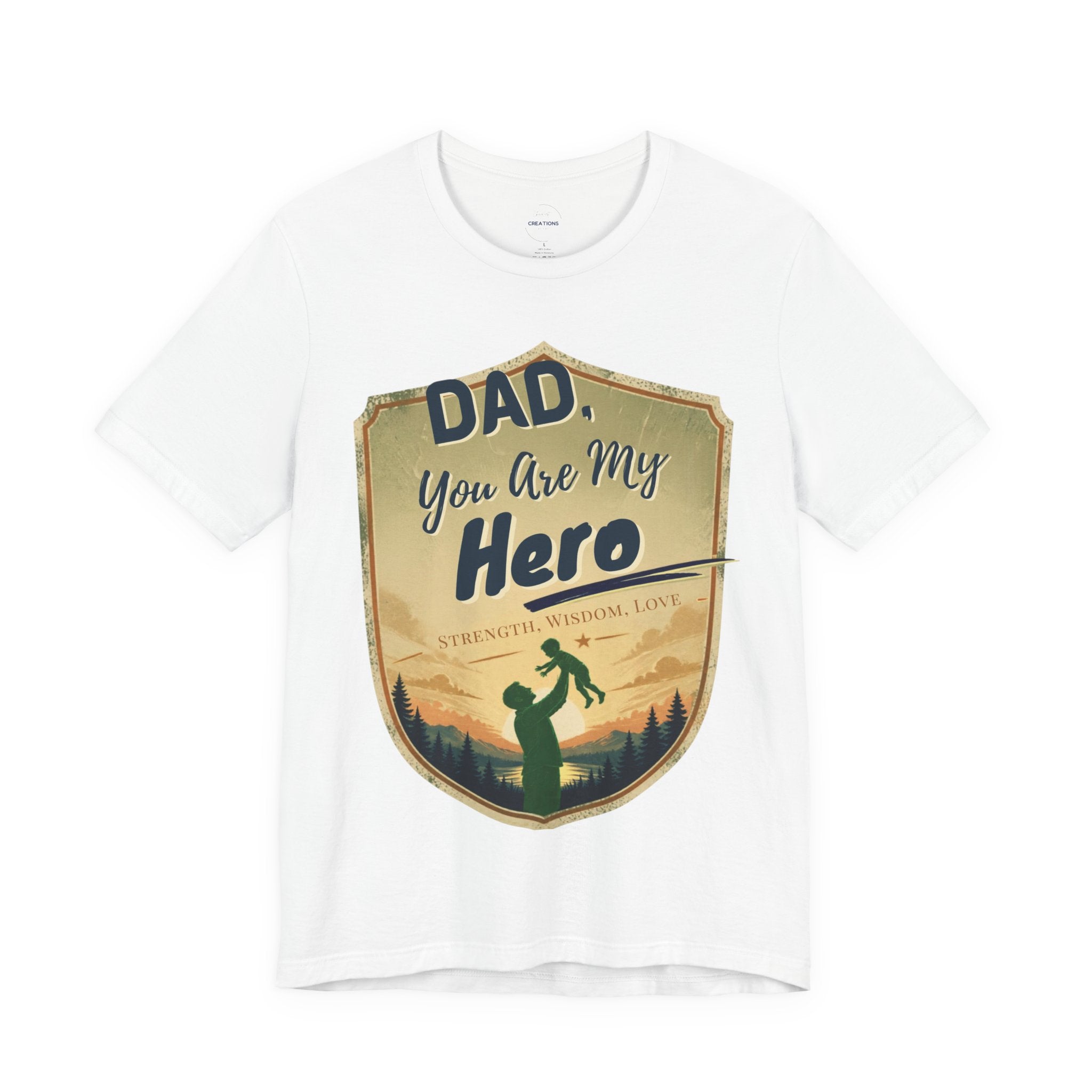 Vintage Shield 'You Are My Hero' Tee
