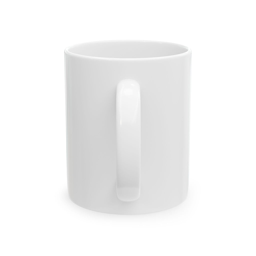 Queen For A Day Ceramic Mug — Floral Heart Crown Coffee Cup (11oz/15oz)
