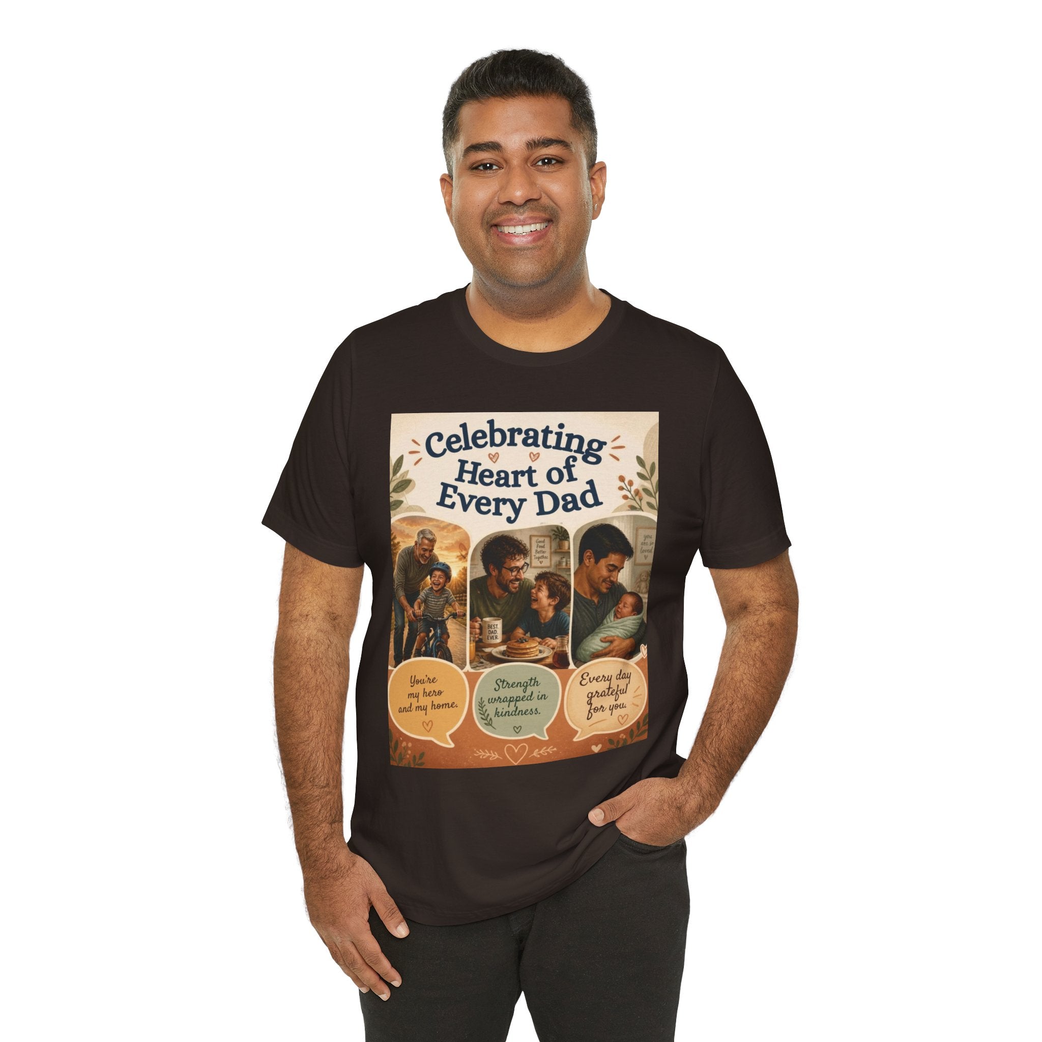 Father’s Day T‑Shirt—"Celebrating Heart of Every Dad"