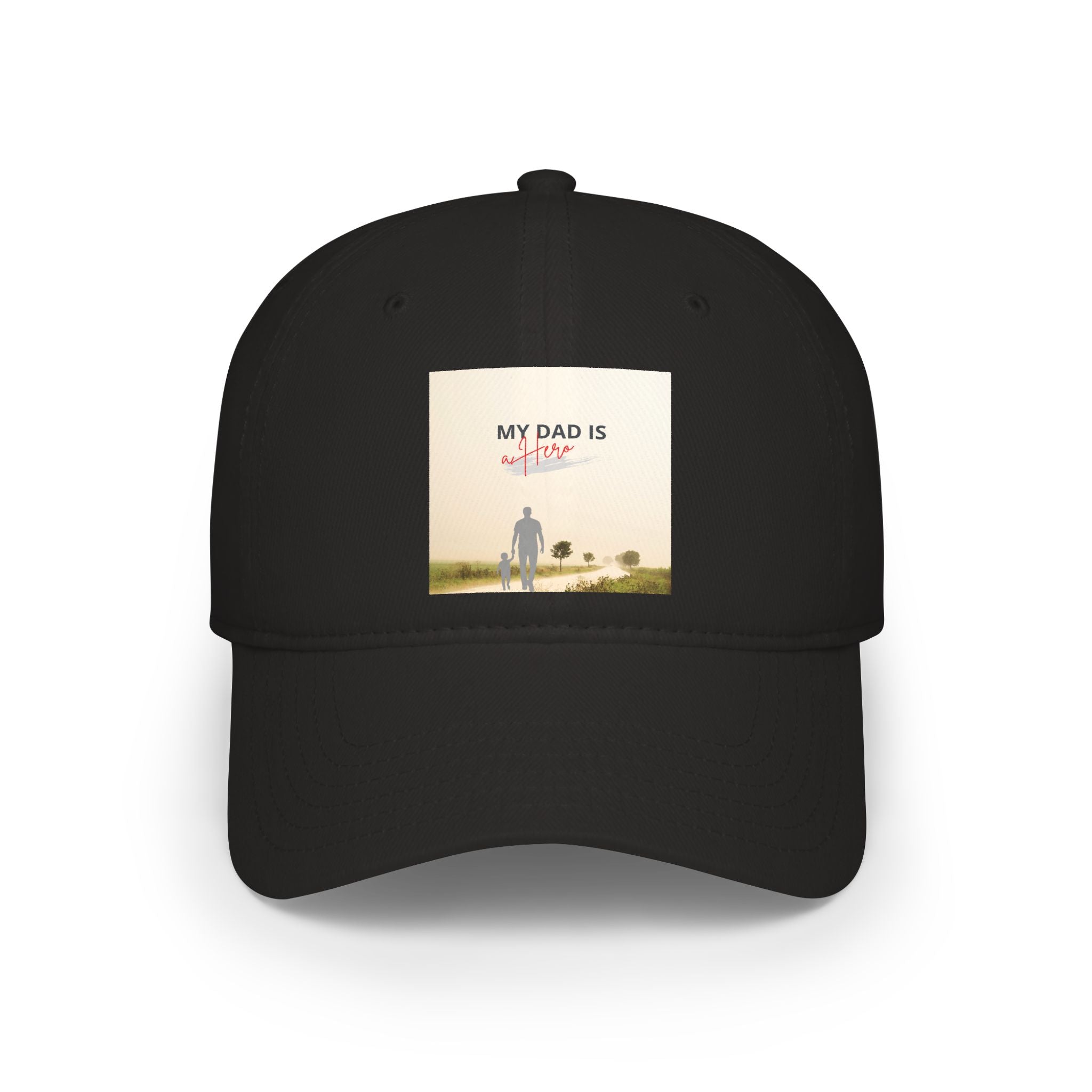 Dad Is My Hero Baseball Cap - Father’s Day Tribute Low Profile Hat