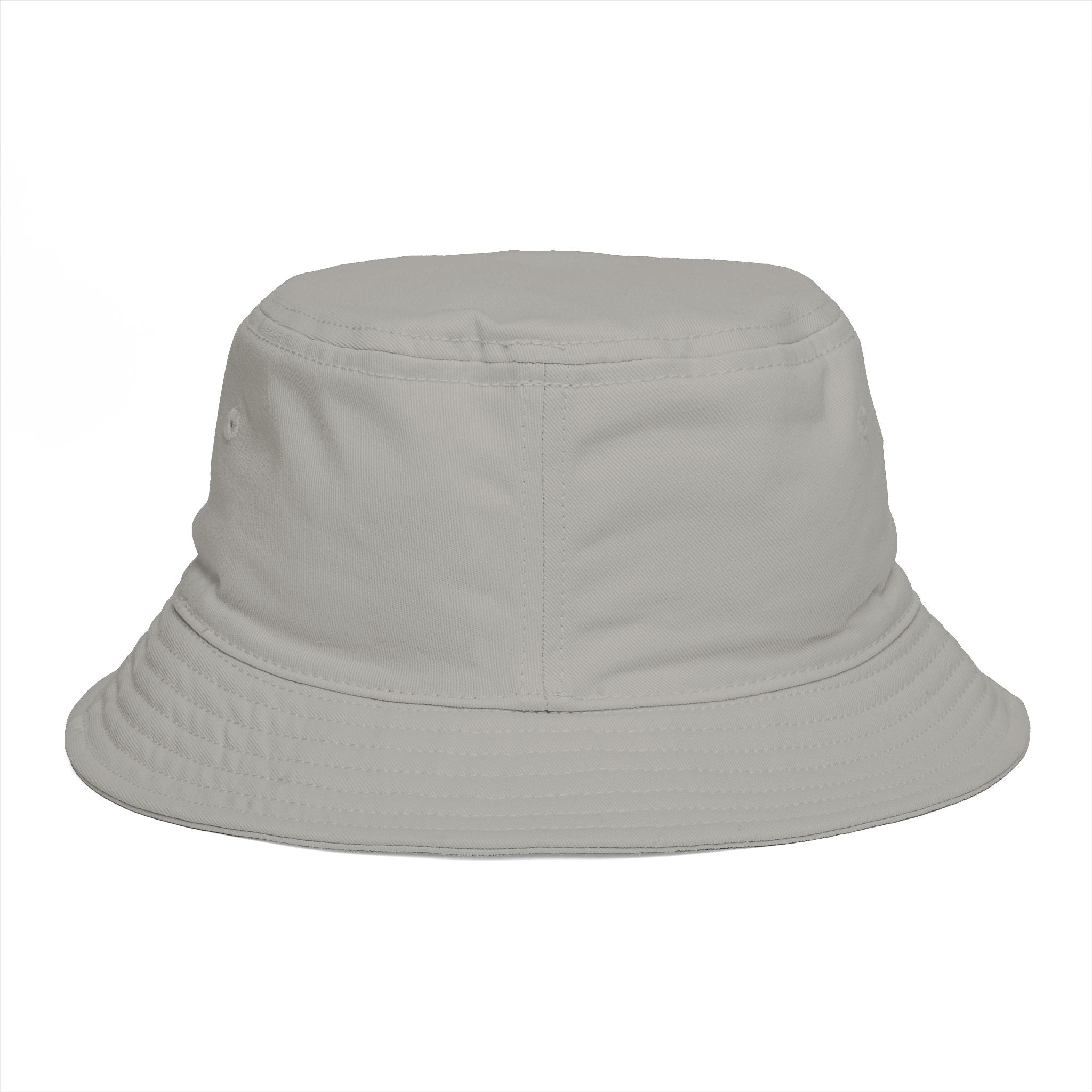 Bucket Hat — Retro Peace Sign with Flower Patch, Vintage 70s Boho Summer Sun Hat