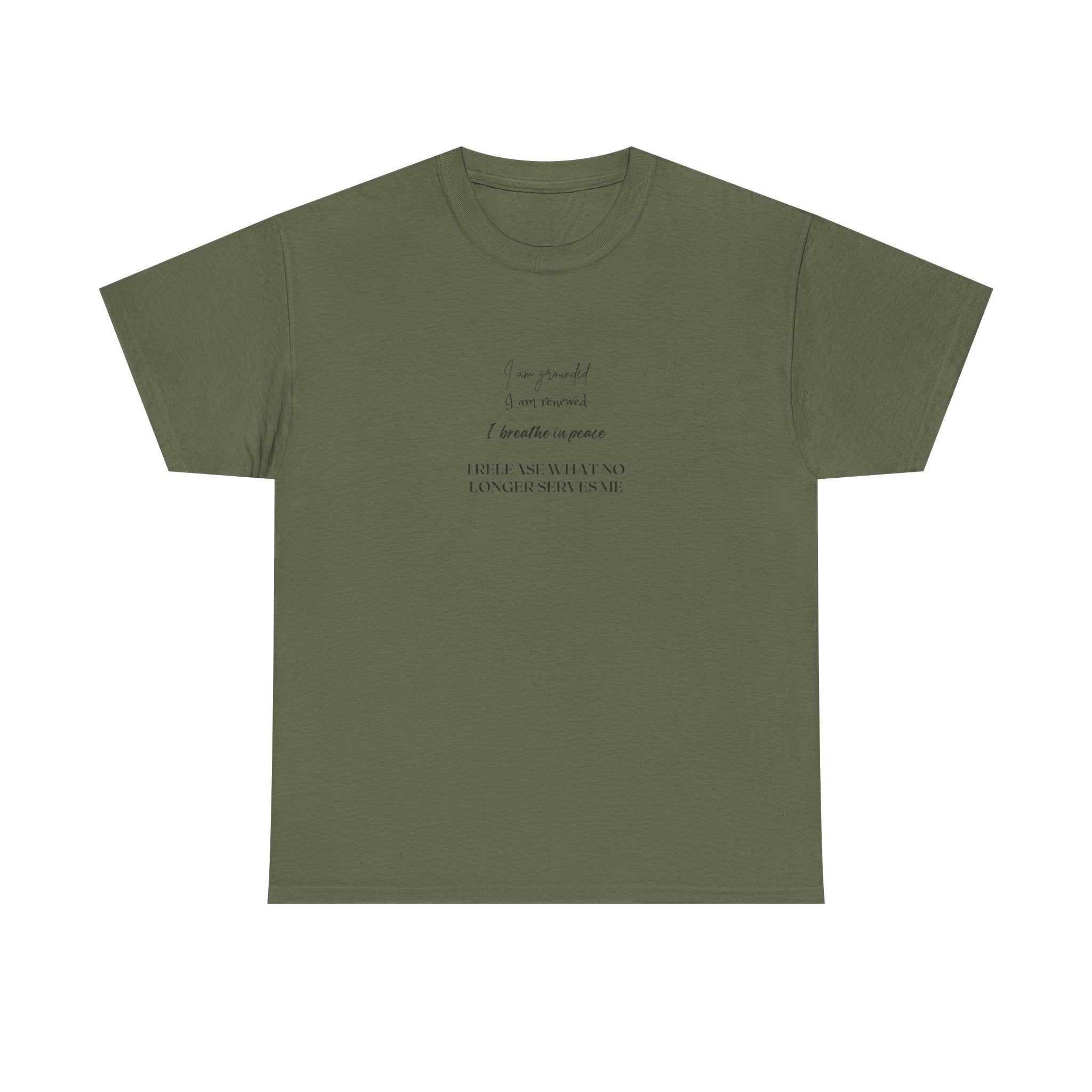 T-Shirt with Minimalist Poem