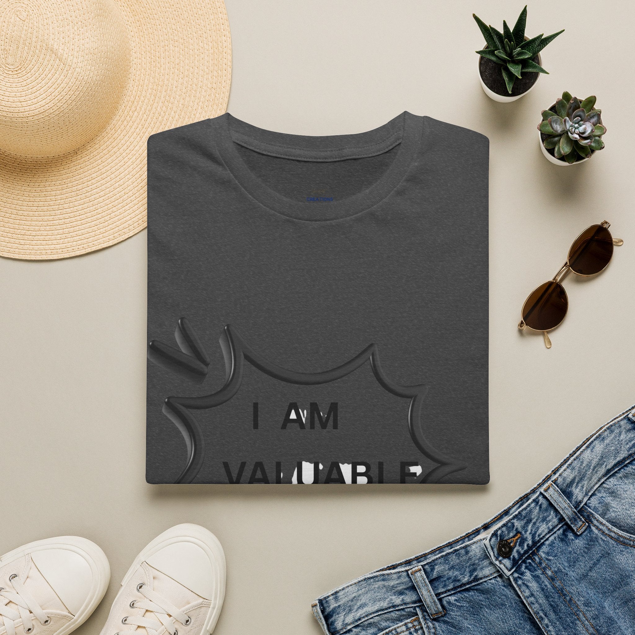 I Am Valuable T‑Shirt — Positive Self‑Worth Graphic Tee