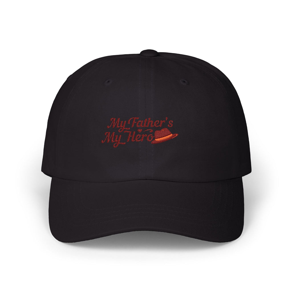 Dad Cap – "My Father's My Hero" Embroidered Baseball Hat