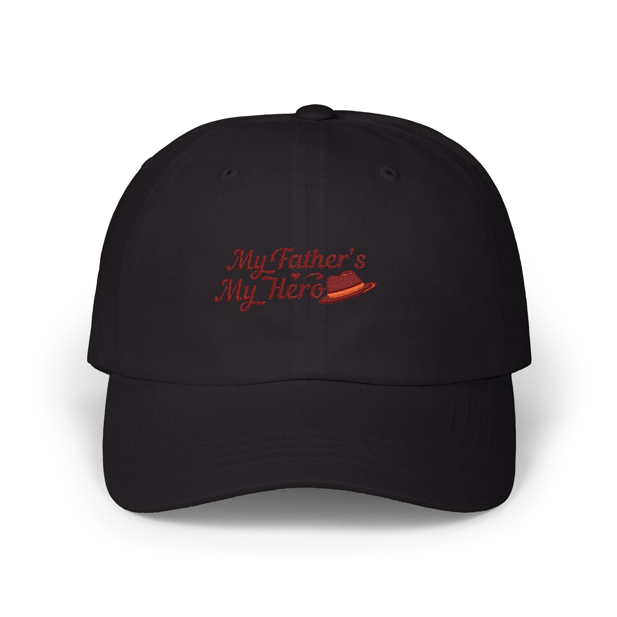 Dad Cap – "My Father's My Hero" Embroidered Baseball Hat