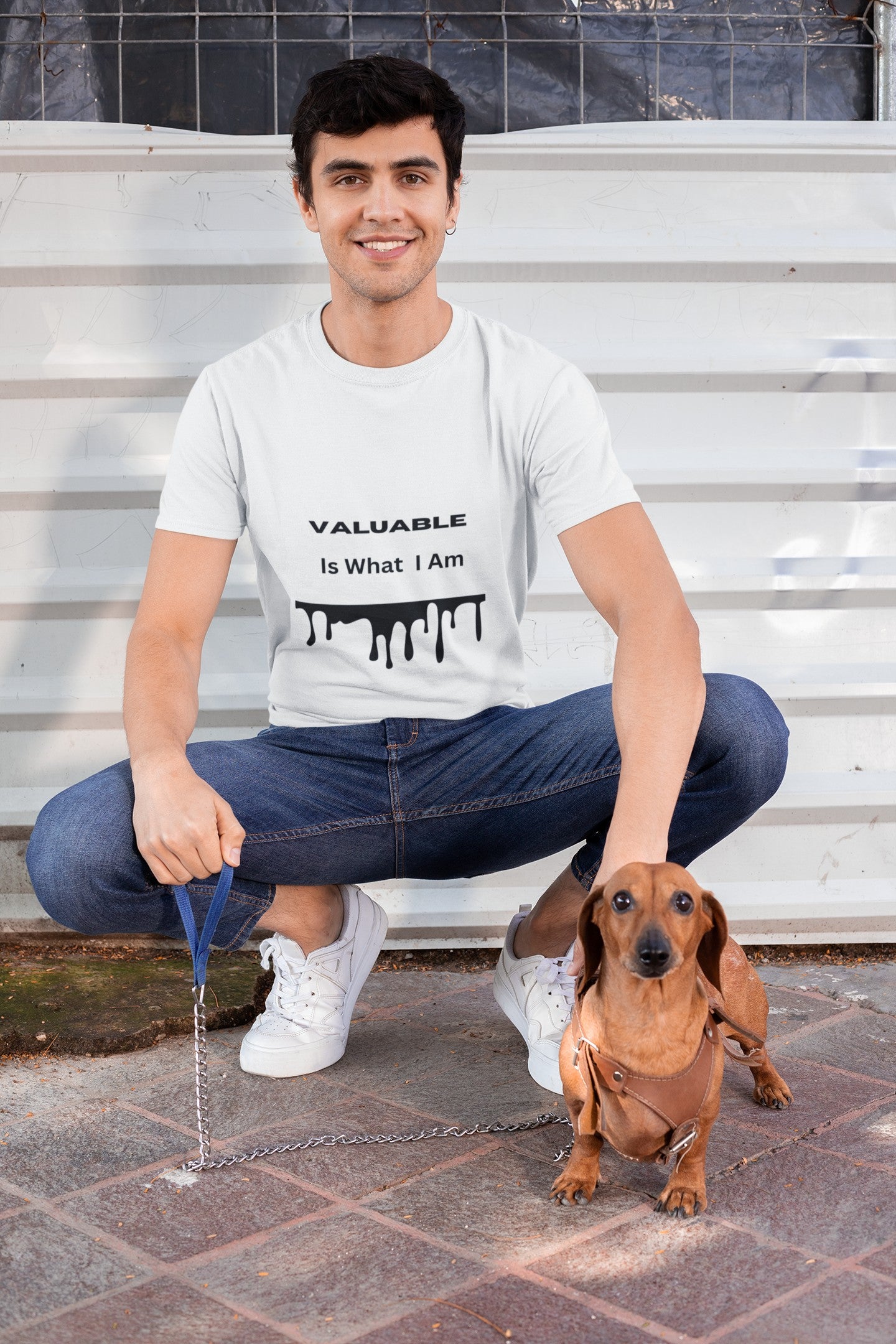 T-Shirt — "Valuable Is What I Am" Motivational Graphic Tee