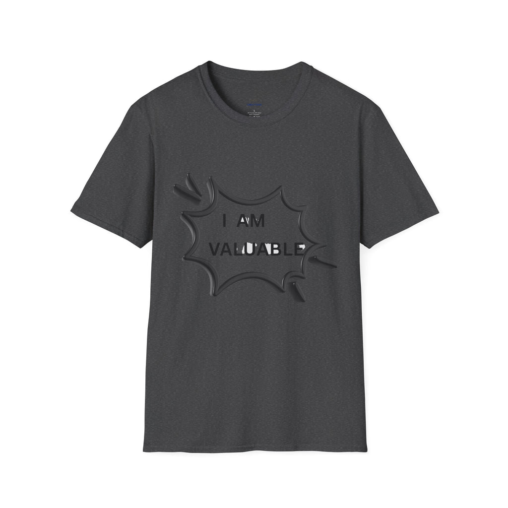 I Am Valuable T‑Shirt — Positive Self‑Worth Graphic Tee