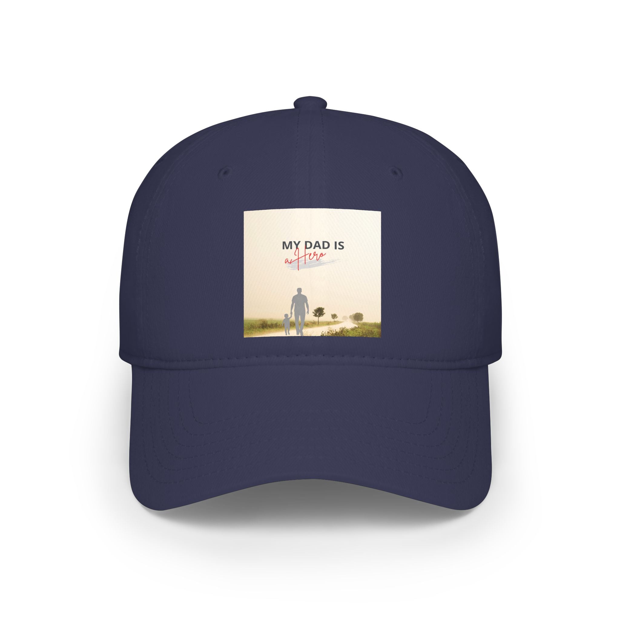 Dad Is My Hero Baseball Cap - Father’s Day Tribute Low Profile Hat