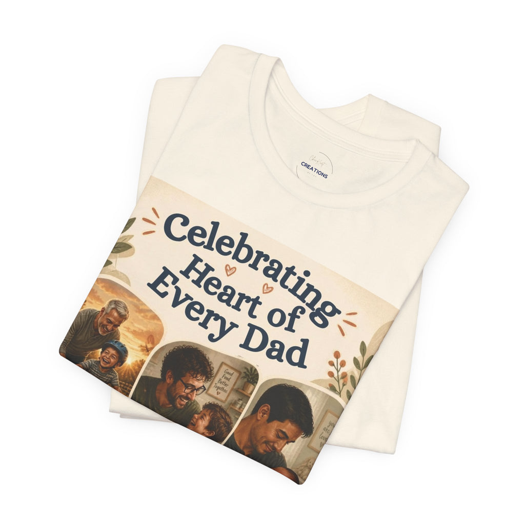 Father’s Day T‑Shirt—"Celebrating Heart of Every Dad"