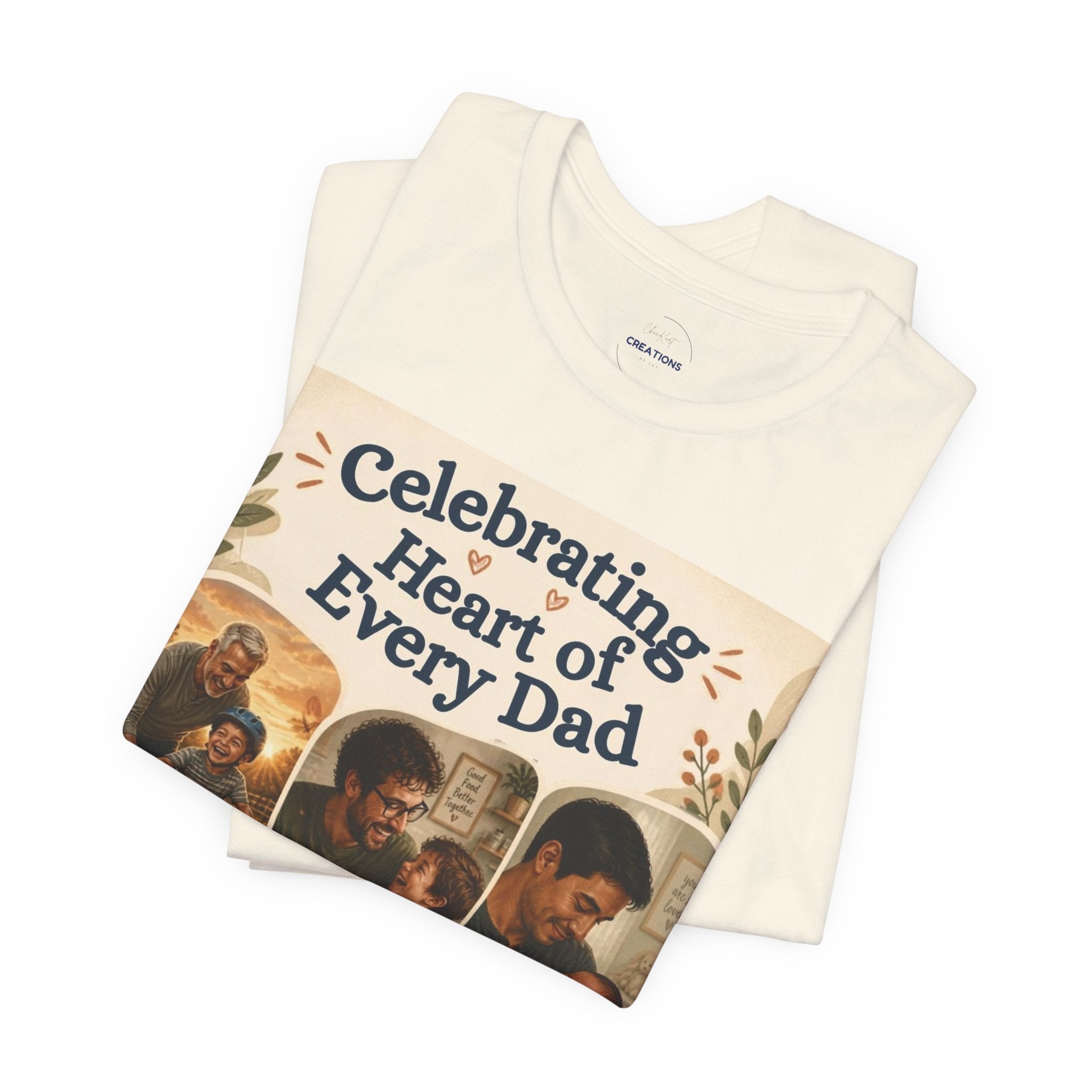 Father’s Day T‑Shirt—"Celebrating Heart of Every Dad"