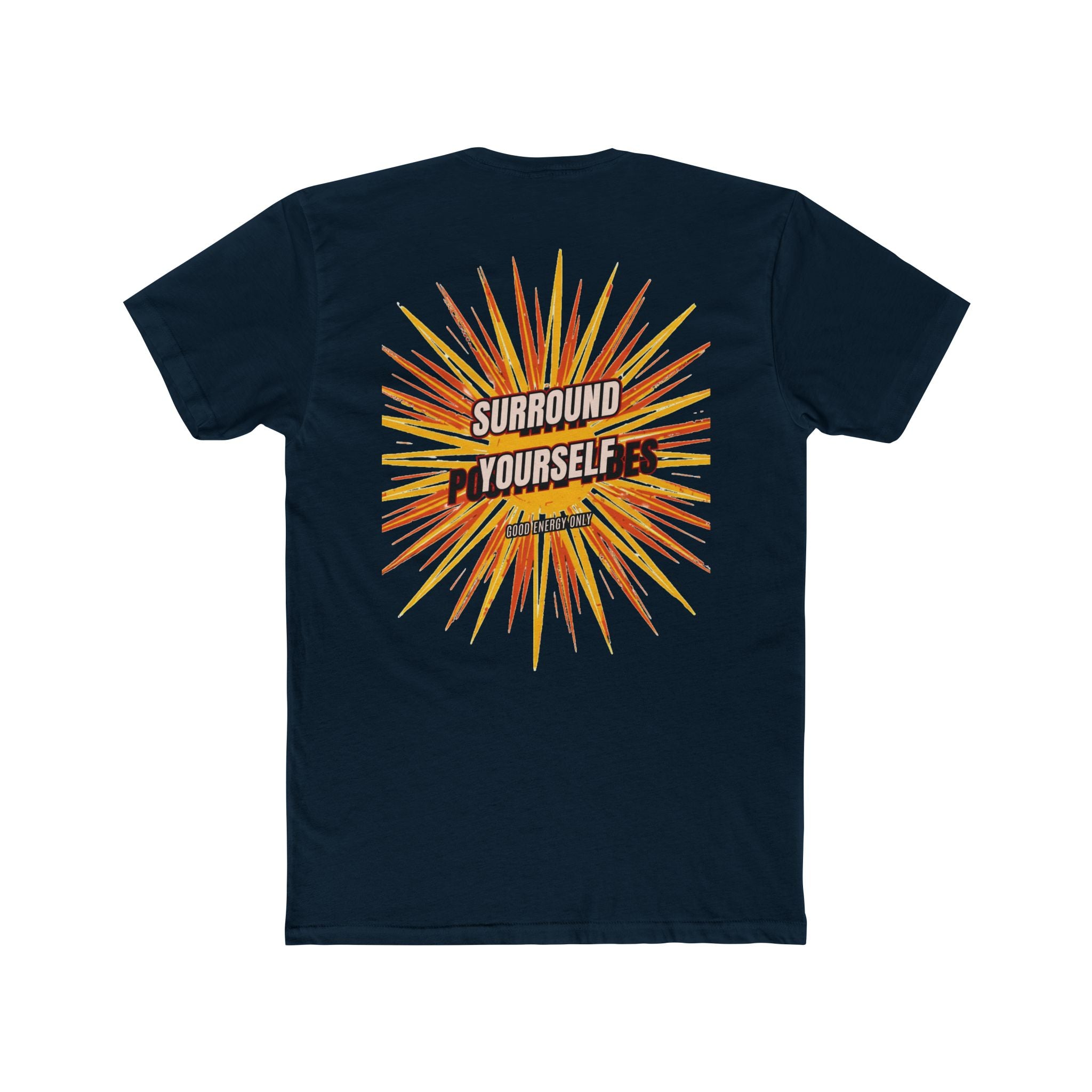 Retro Burst Graphic Cotton T-Shirt