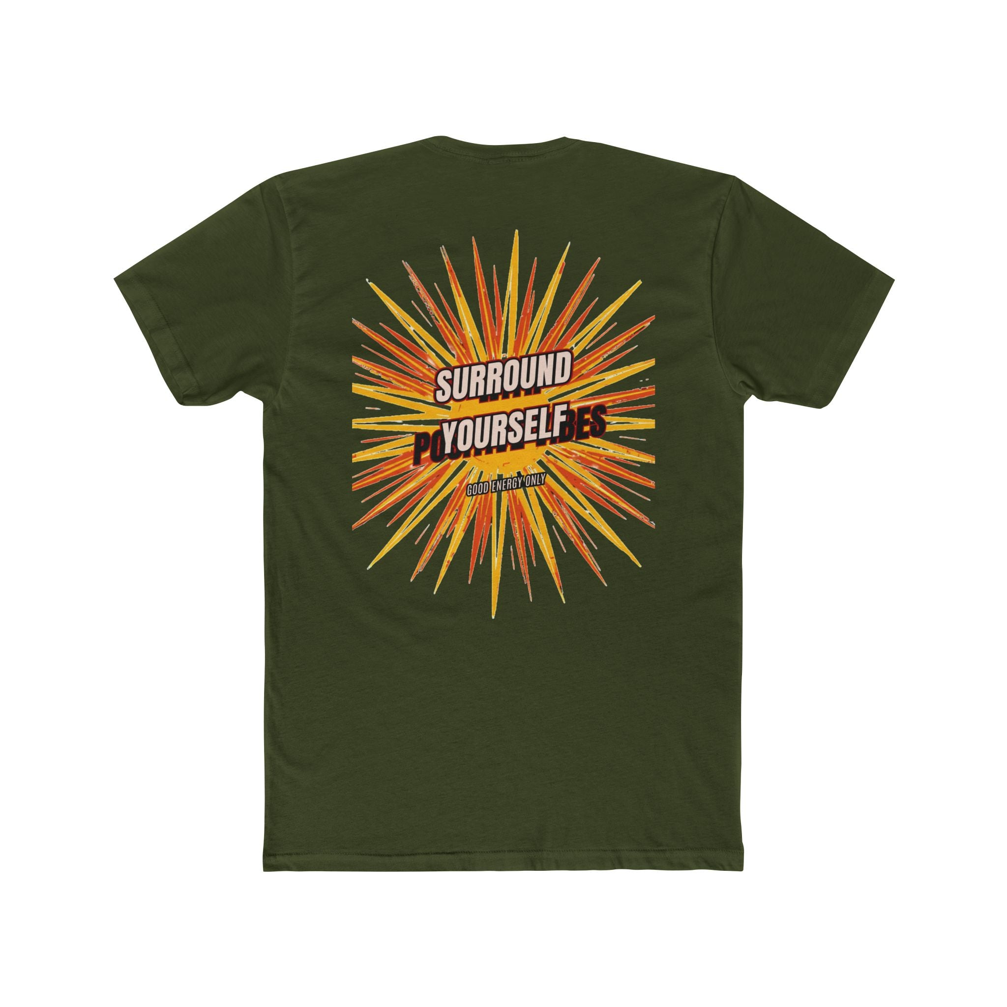 Retro Burst Graphic Cotton T-Shirt