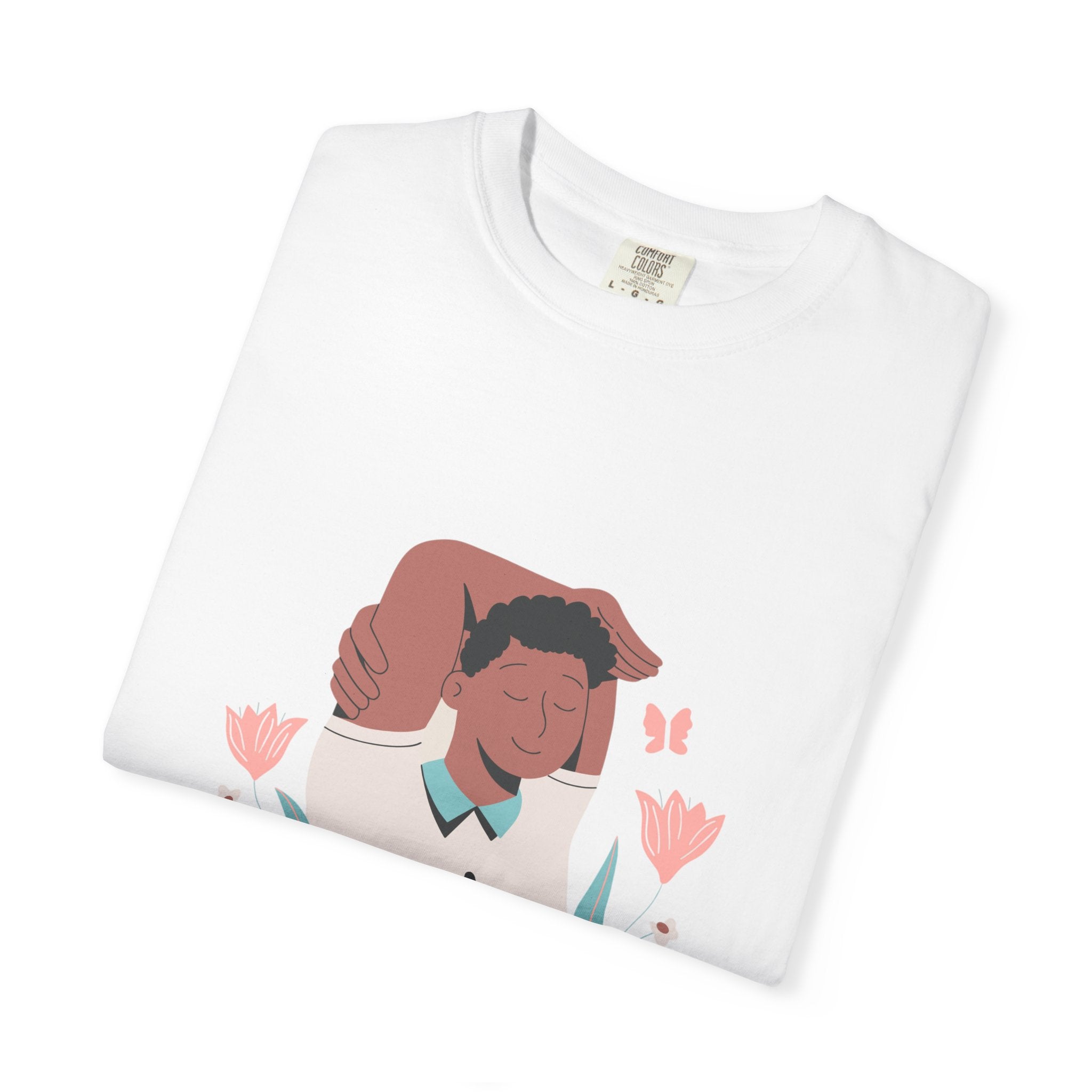 Peace Floral Portrait T-Shirt