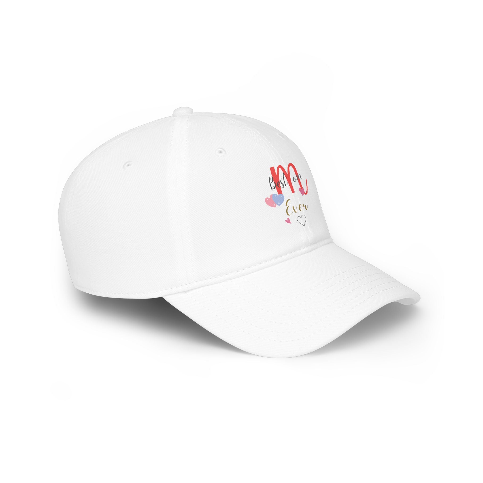 Embroidered 'M Ever' Heart Baseball Cap