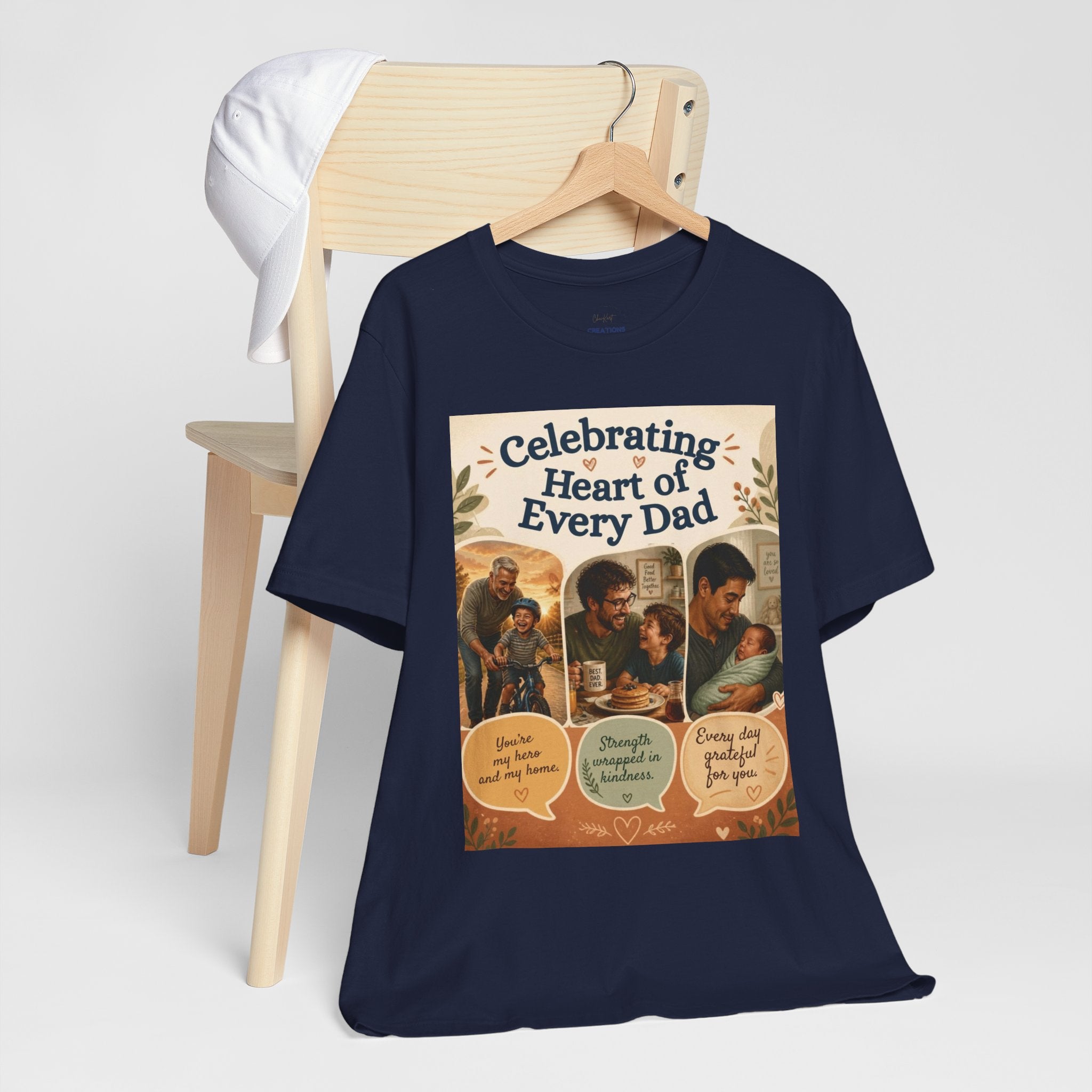 Father’s Day T‑Shirt—"Celebrating Heart of Every Dad"