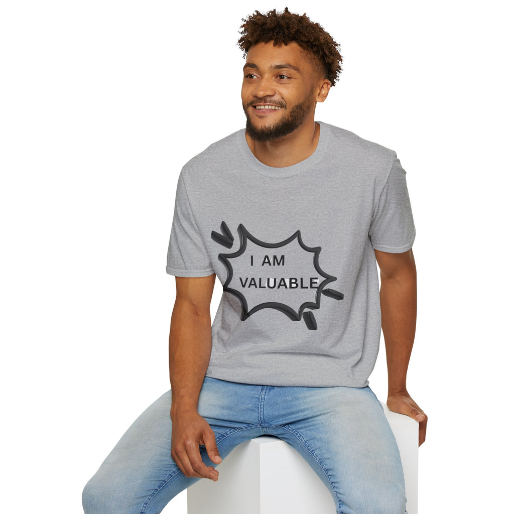 I Am Valuable T‑Shirt — Positive Self‑Worth Graphic Tee