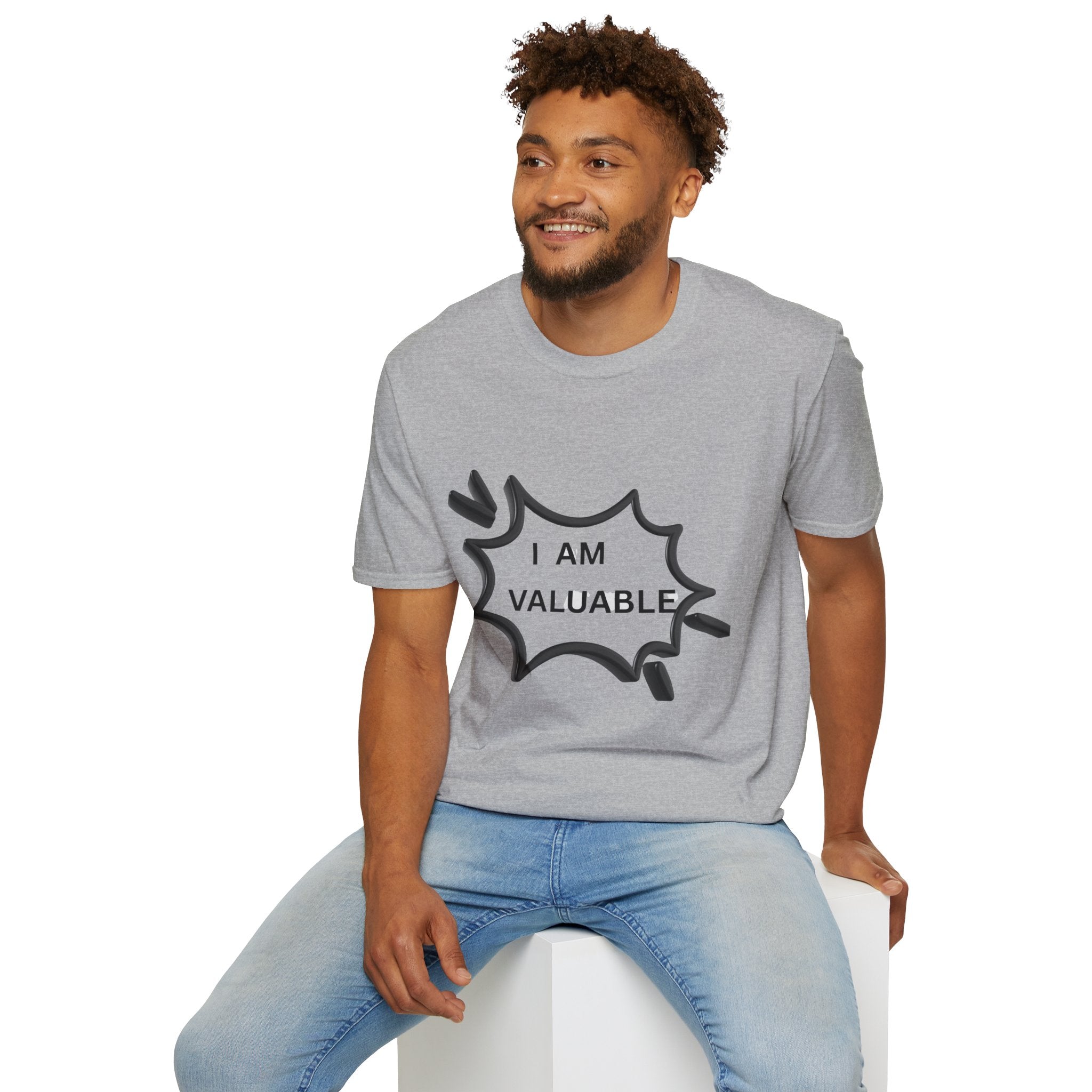 I Am Valuable T‑Shirt — Positive Self‑Worth Graphic Tee
