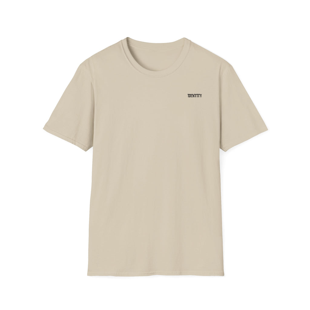 Minimal 'IDENTITY' Embroidered T-Shirt