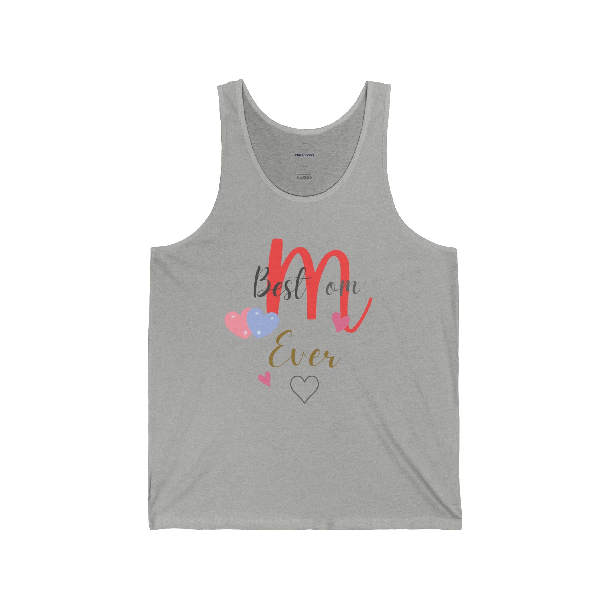Mom Ever Heart Tank Top — "Best Mom Ever" Mother's Day Gift