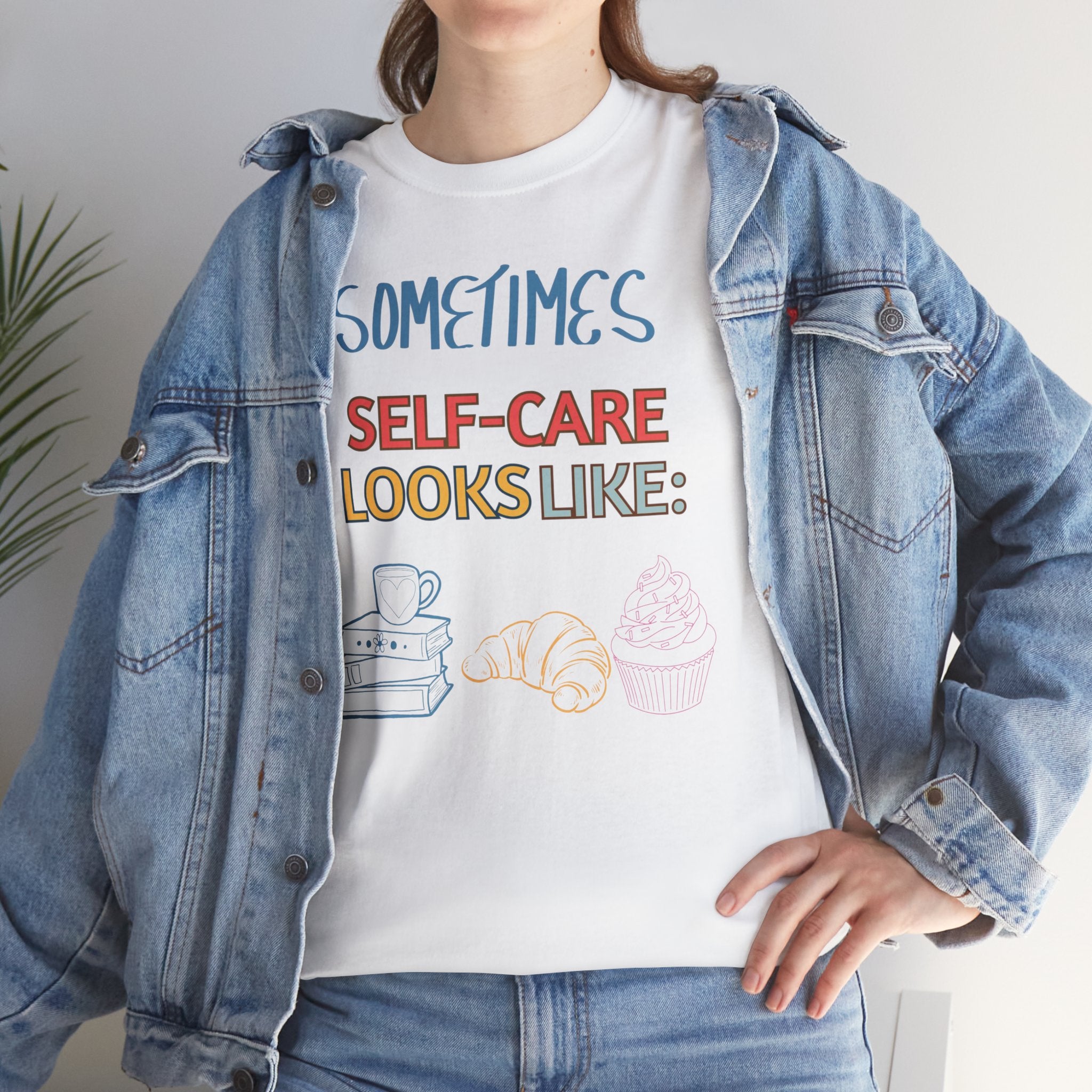 "Sometimes Self-Care Looks Like" Relaxing Day Graphic T-Shirt