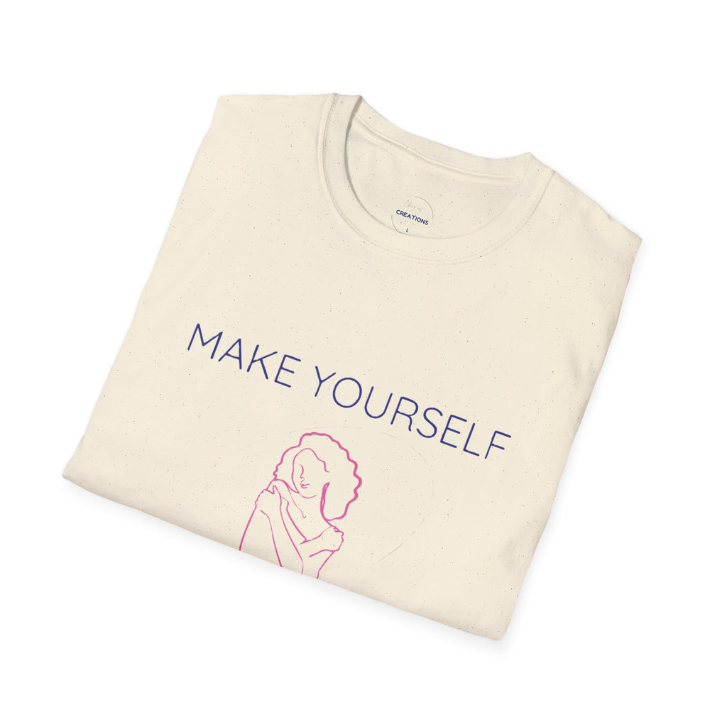 T-Shirt — "Make Yourself a High Priority" Self-Care Graphic Tee