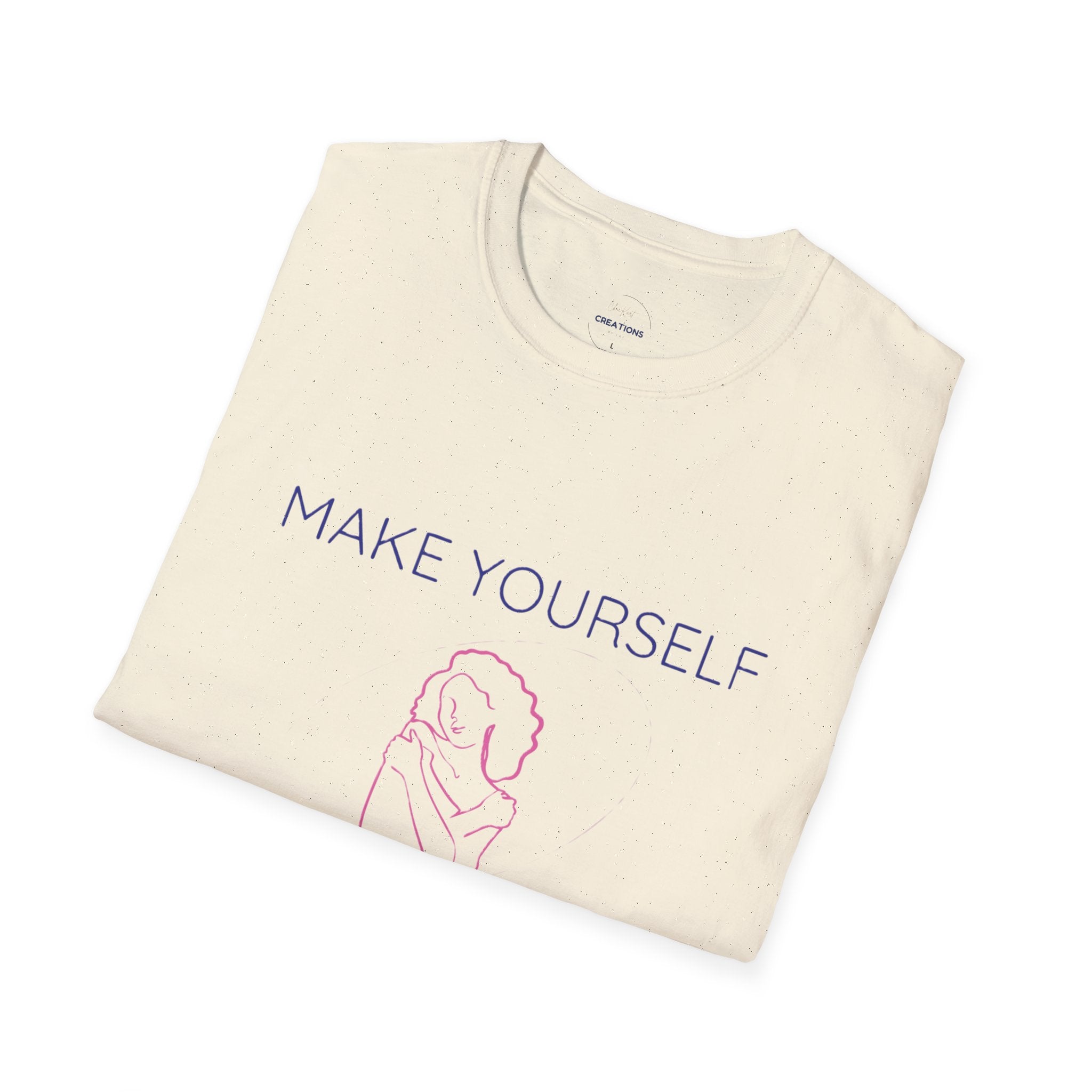 T-Shirt — "Make Yourself a High Priority" Self-Care Graphic Tee