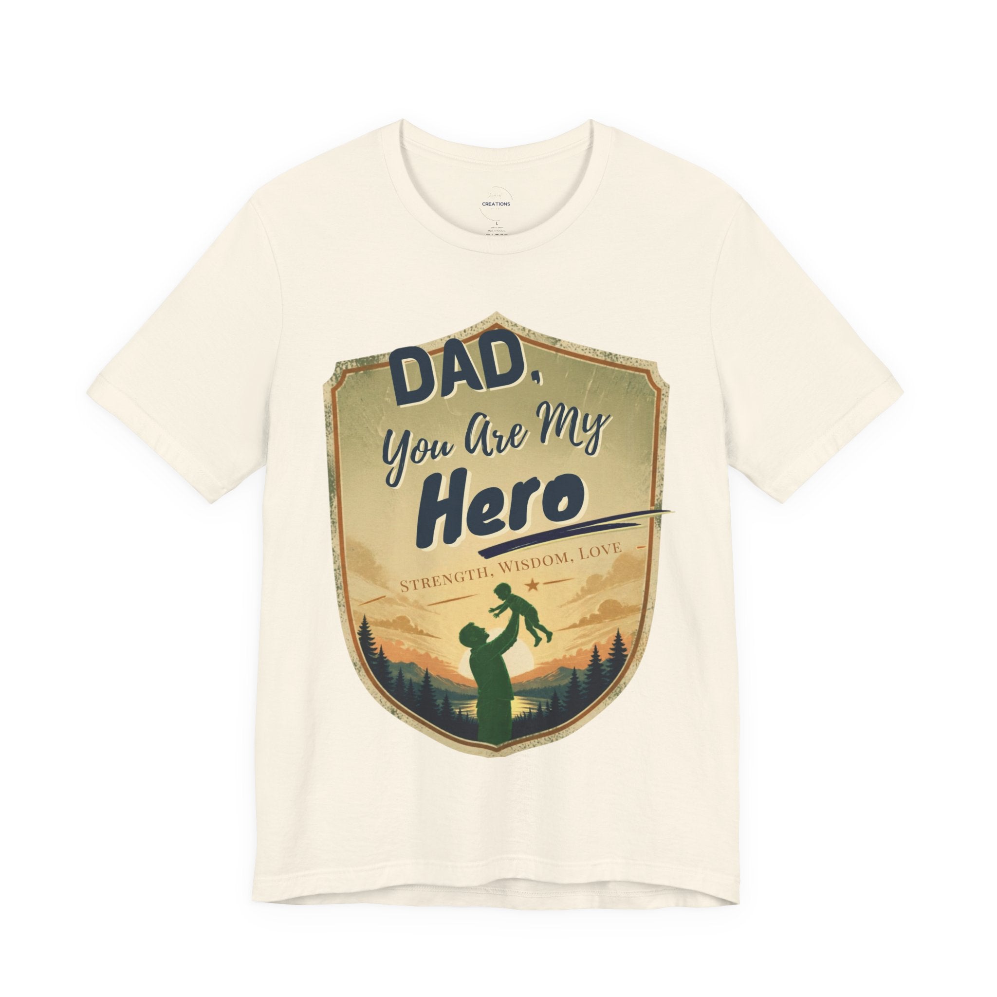 Vintage Shield 'You Are My Hero' Tee
