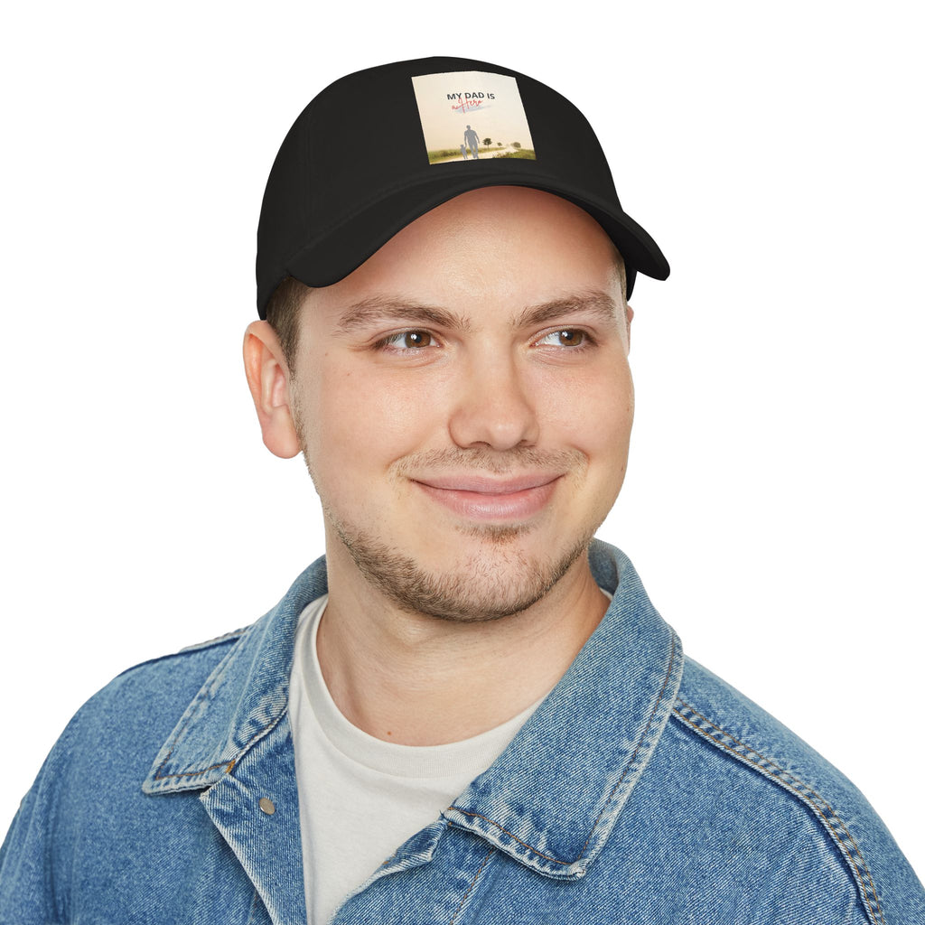 Dad Is My Hero Baseball Cap - Father’s Day Tribute Low Profile Hat